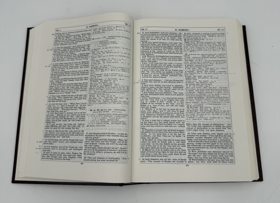 The Companion Bible King James Version Hard Cover Burgundy Kregel Bullinger