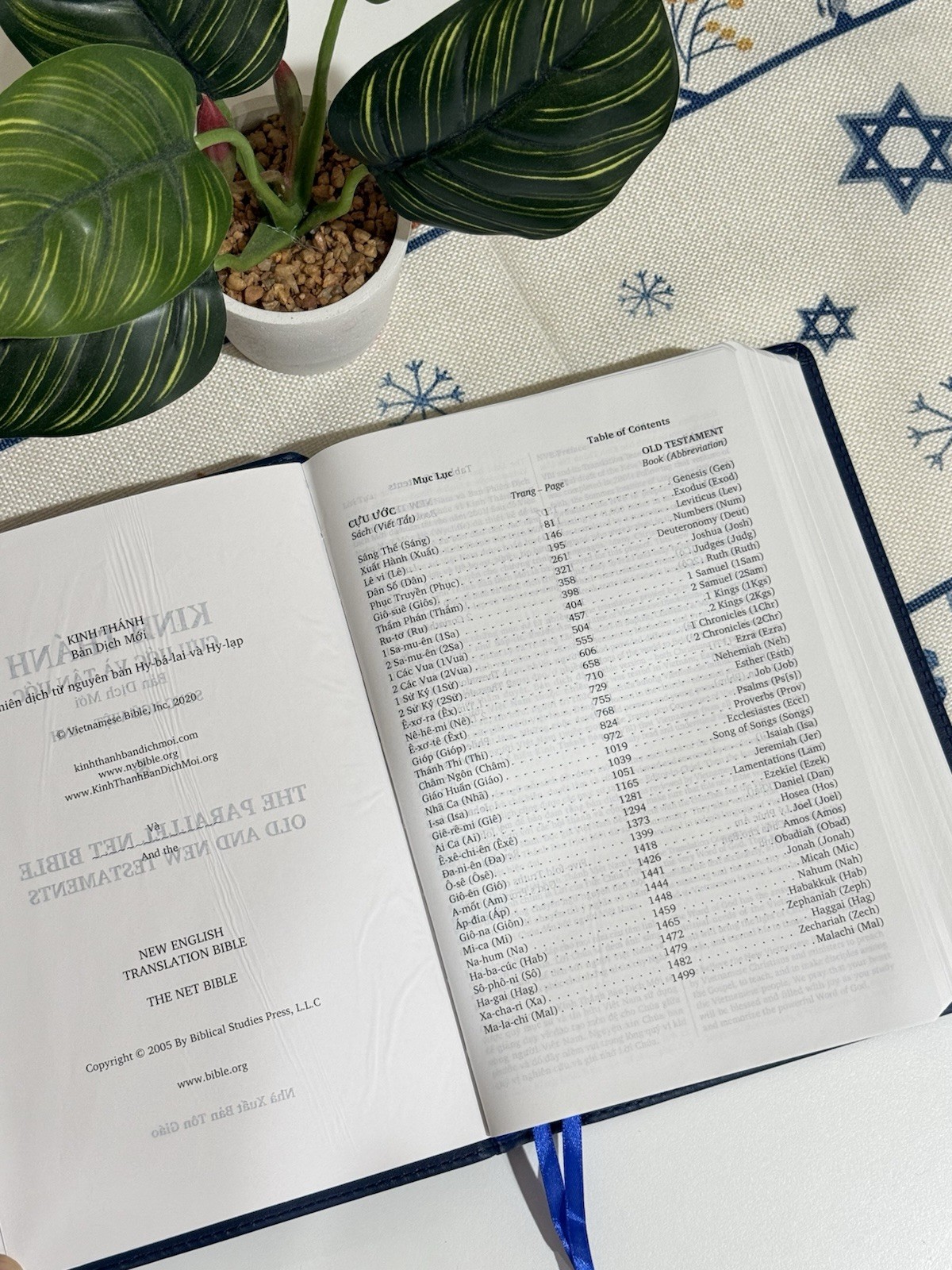 Bilingual Vietnamese English Bible | NET Parallel Bible | Old & New Testaments