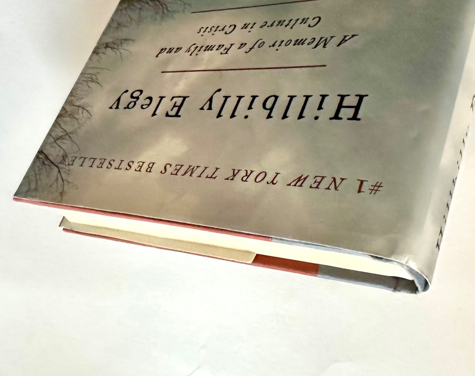 Hillbilly Elegy – J.D. Vance Memoir, 1st Edition 2016, New w/ minor flaws