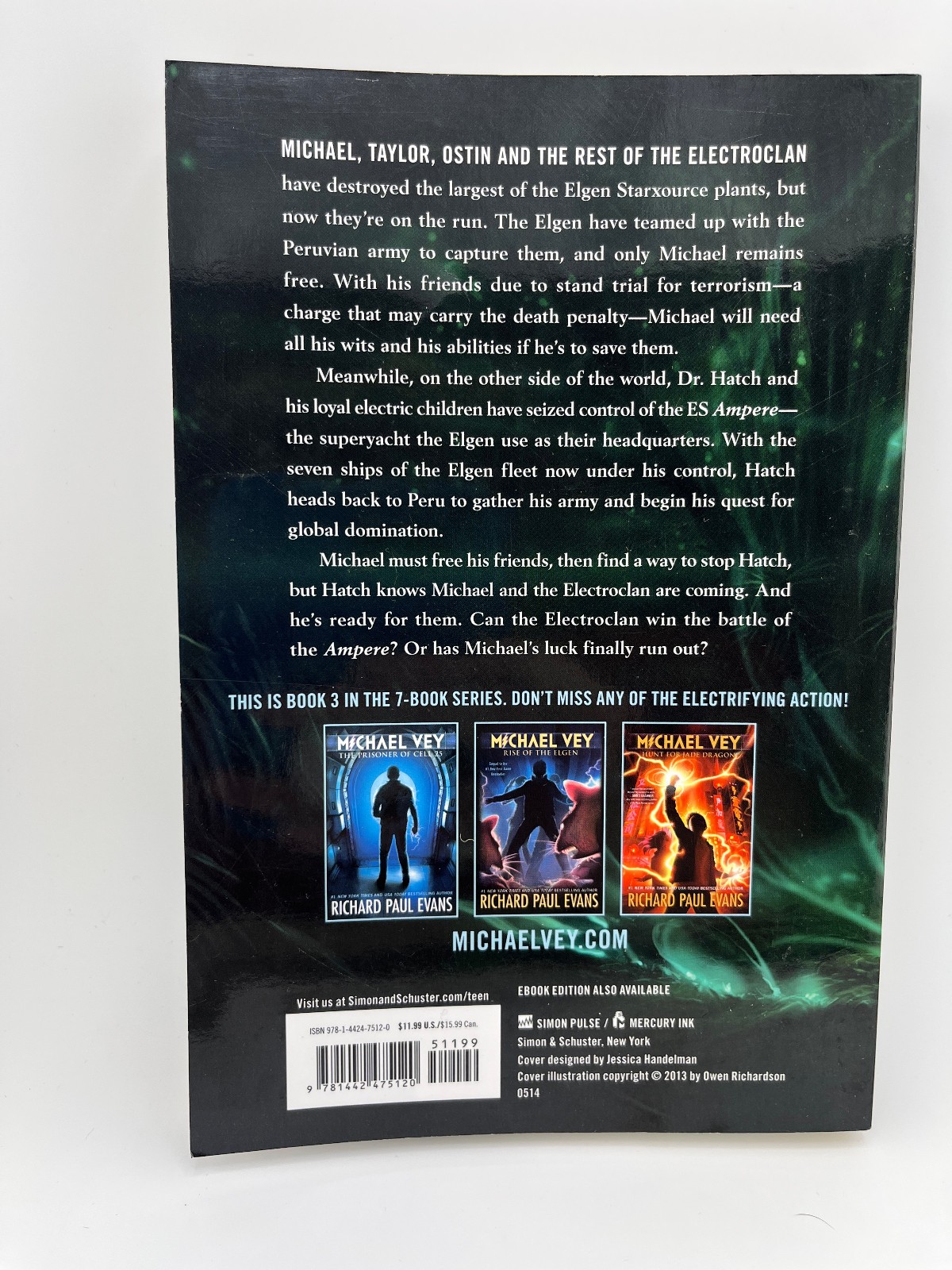 Michael Vey Books #1 2 3 Boxed Paperback Set Plus #4 & 5 by Richard Paul Evans