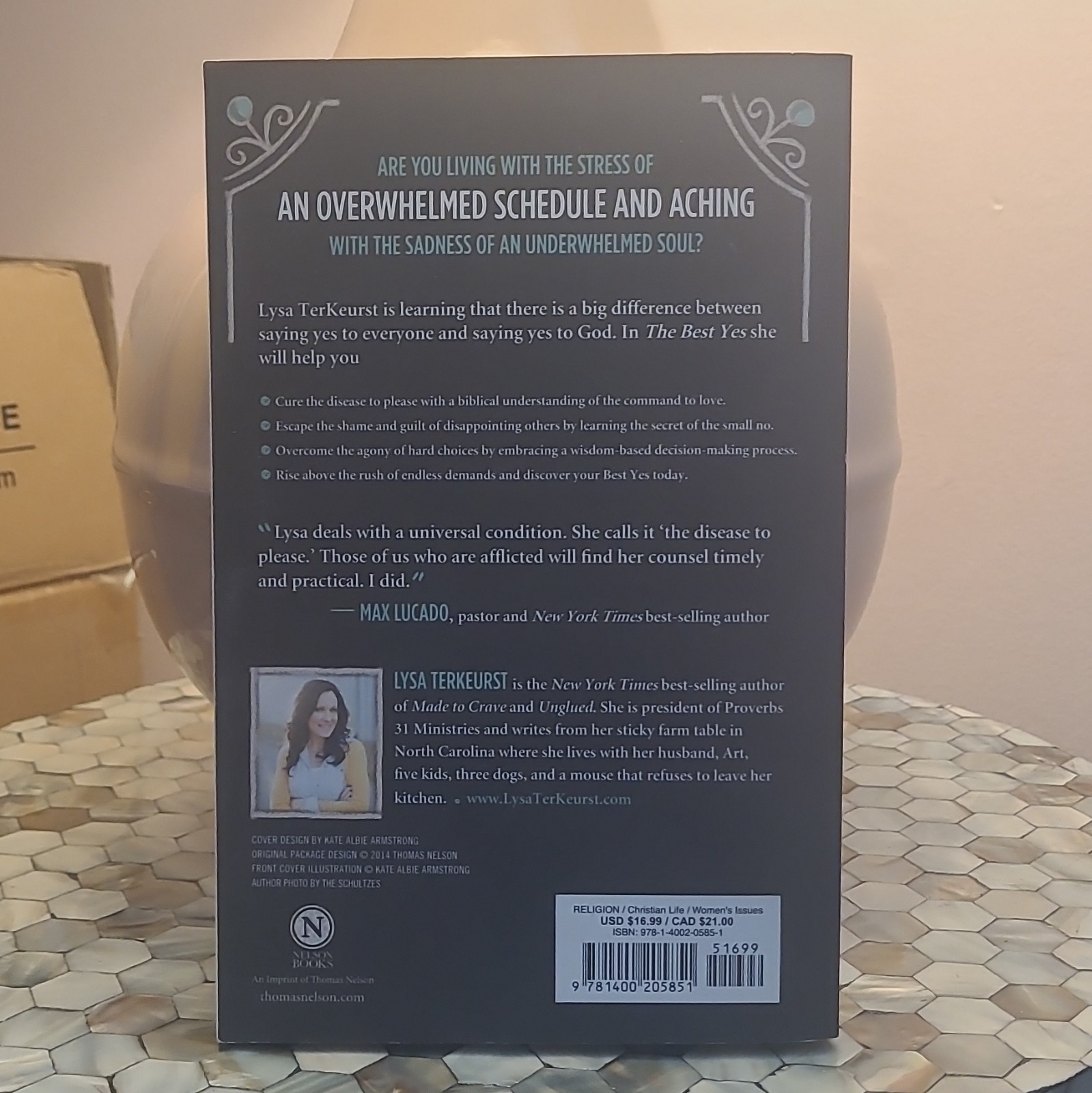 Lysa TerKeurst The Best Yes Making Wise Decisions Trade Paperback 2014