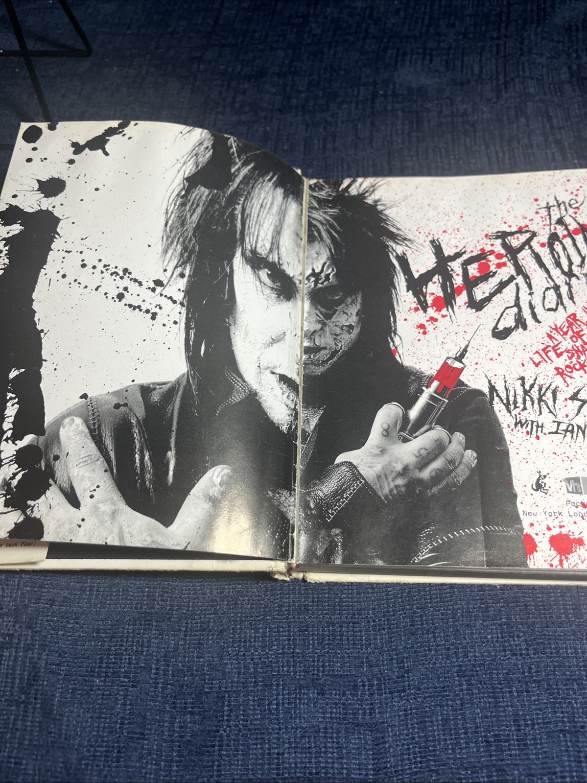 Nikki Sixx : The Heroin Diaries 2007 1st Ed / 1st Print HCDJ ~ ACCEPTABLE