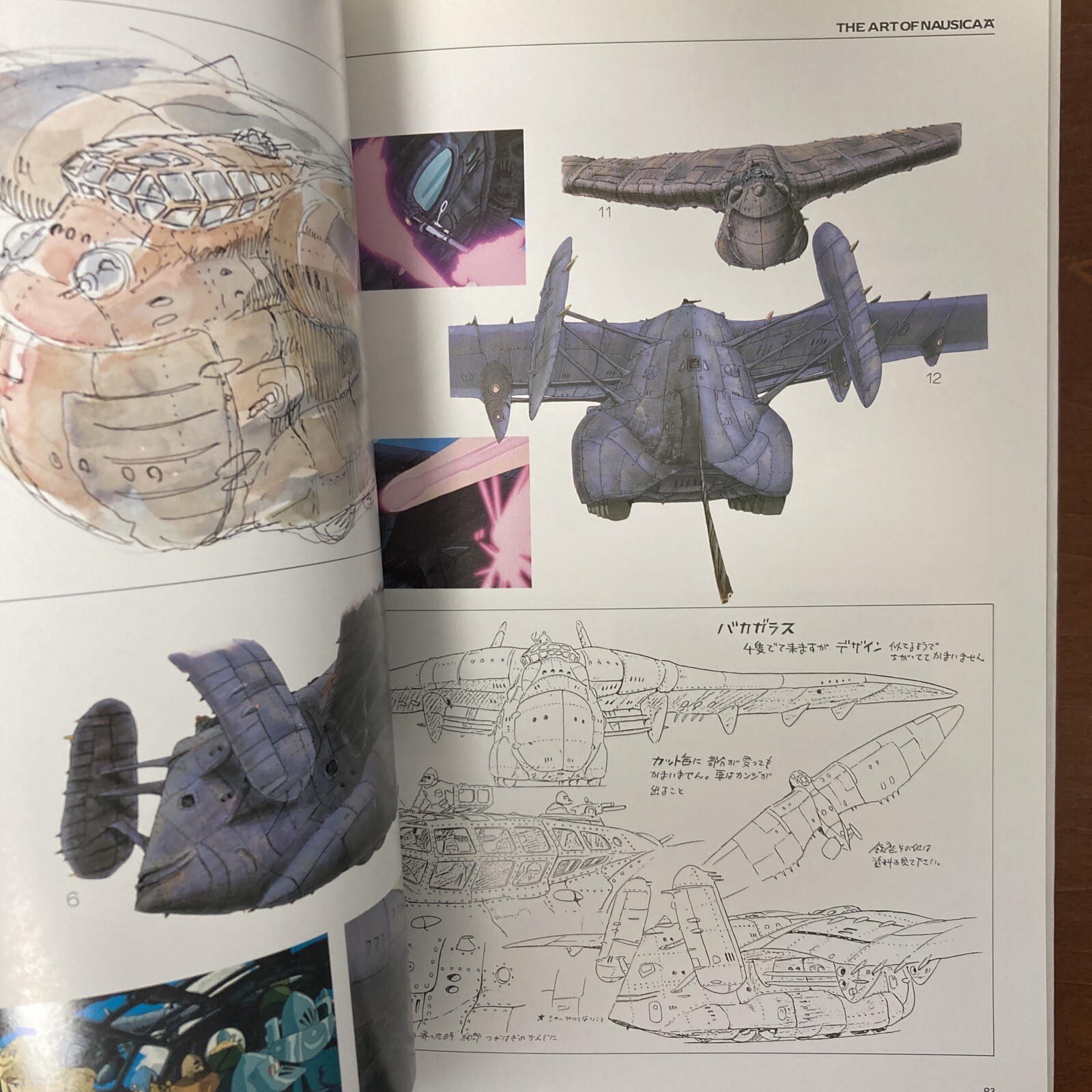 THE ART OF NAUSICAA Hayao Miyazaki Art Book Illustration