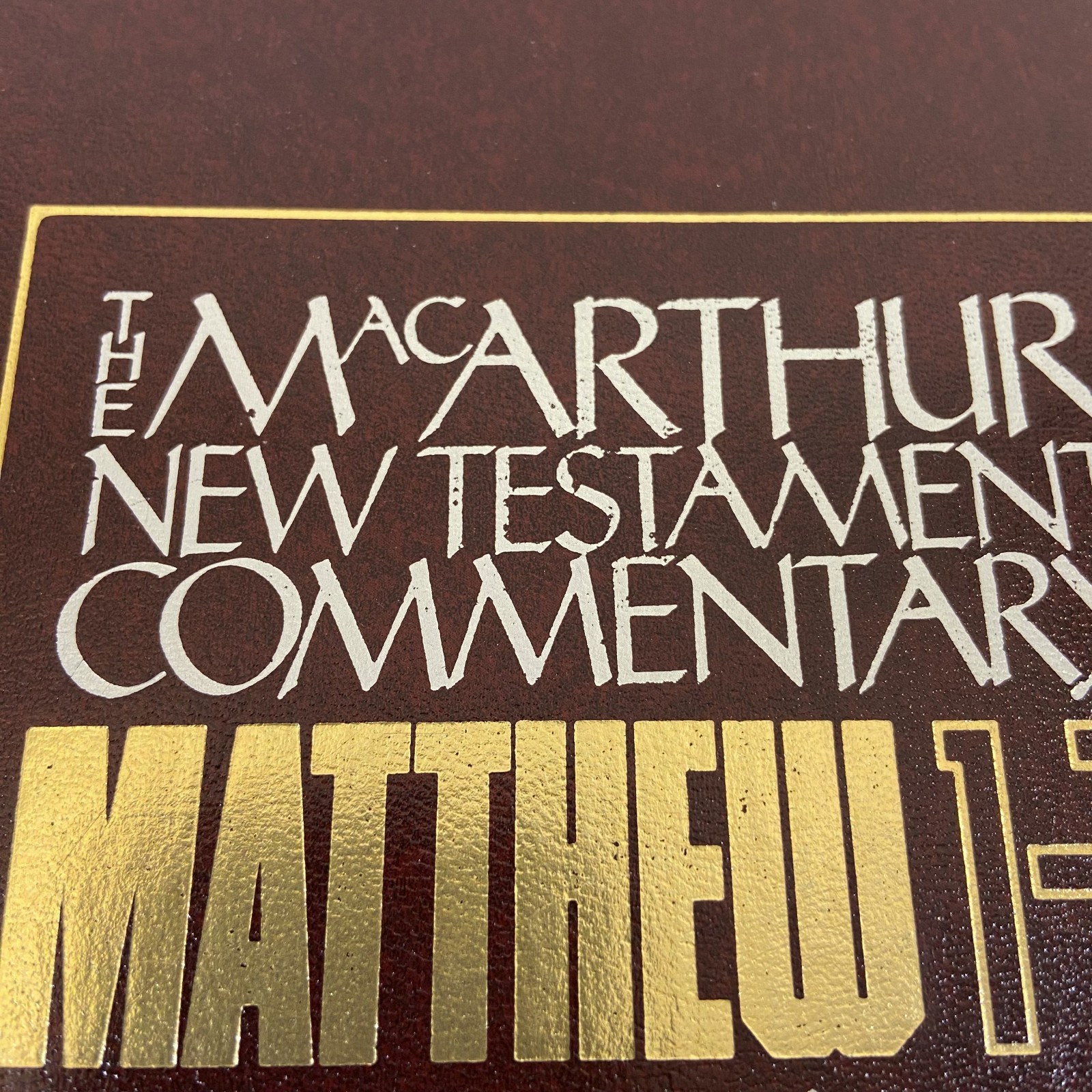 6 John McArthur New Testament Commentary Hardcover Moody Press Volumes Lot GOOD