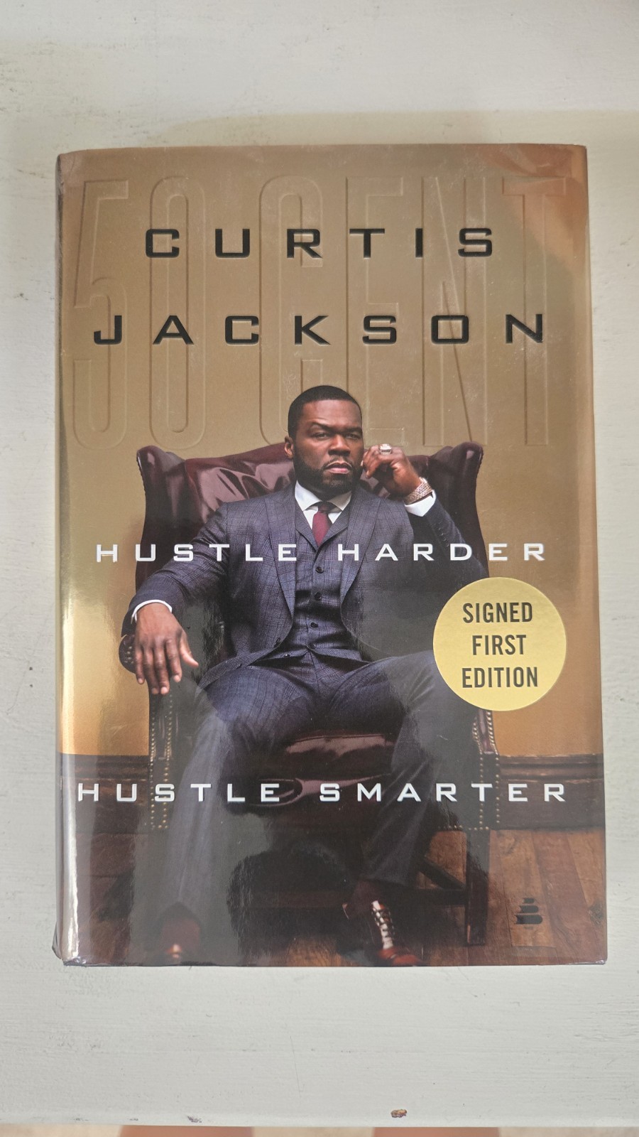 Curtis 50 Cent Jackson Hustle Harder, Hustle Smarter signed first edition format