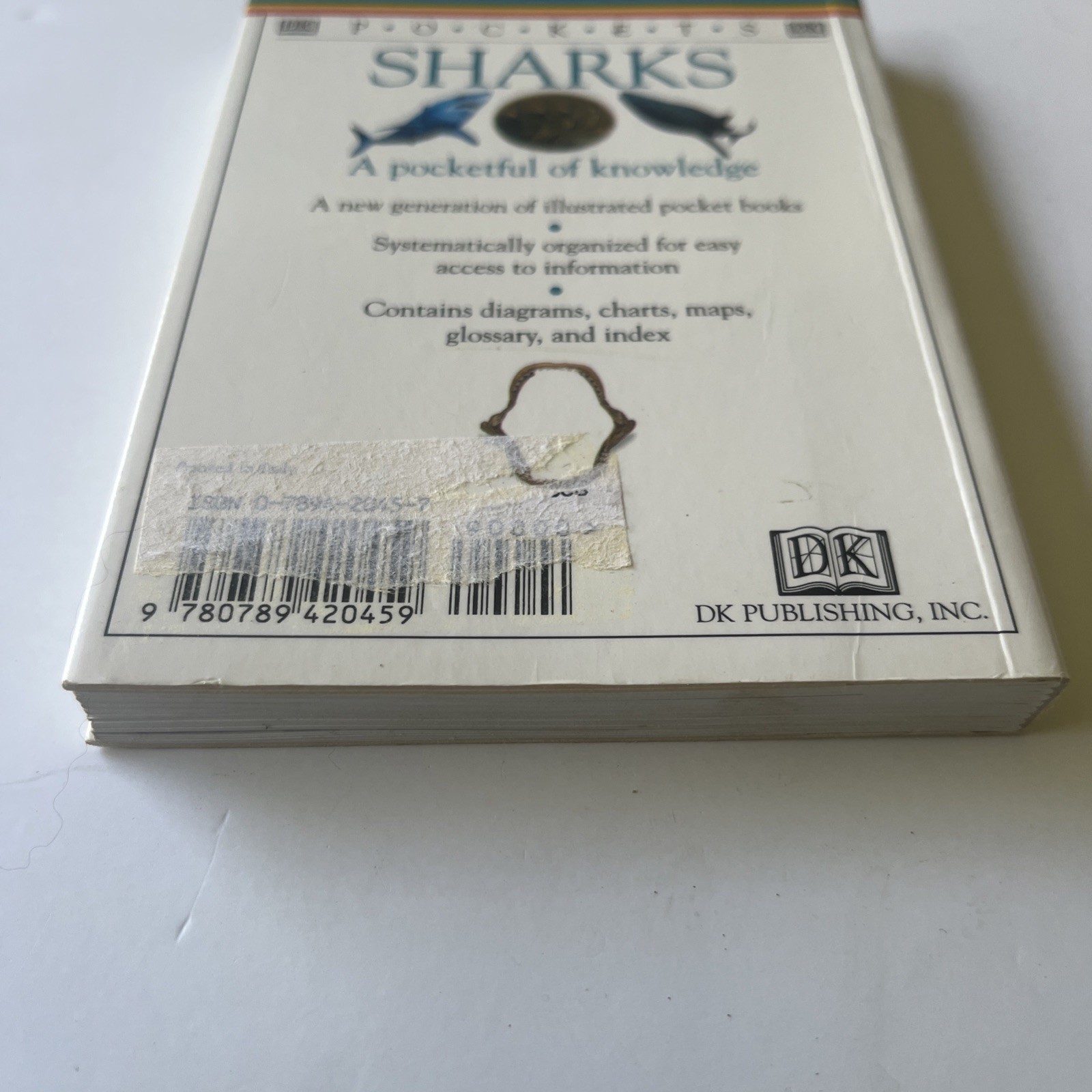 SHARKS DK Pockets Book📕Sharks by DK publishing Pockets Full Of Knowledge