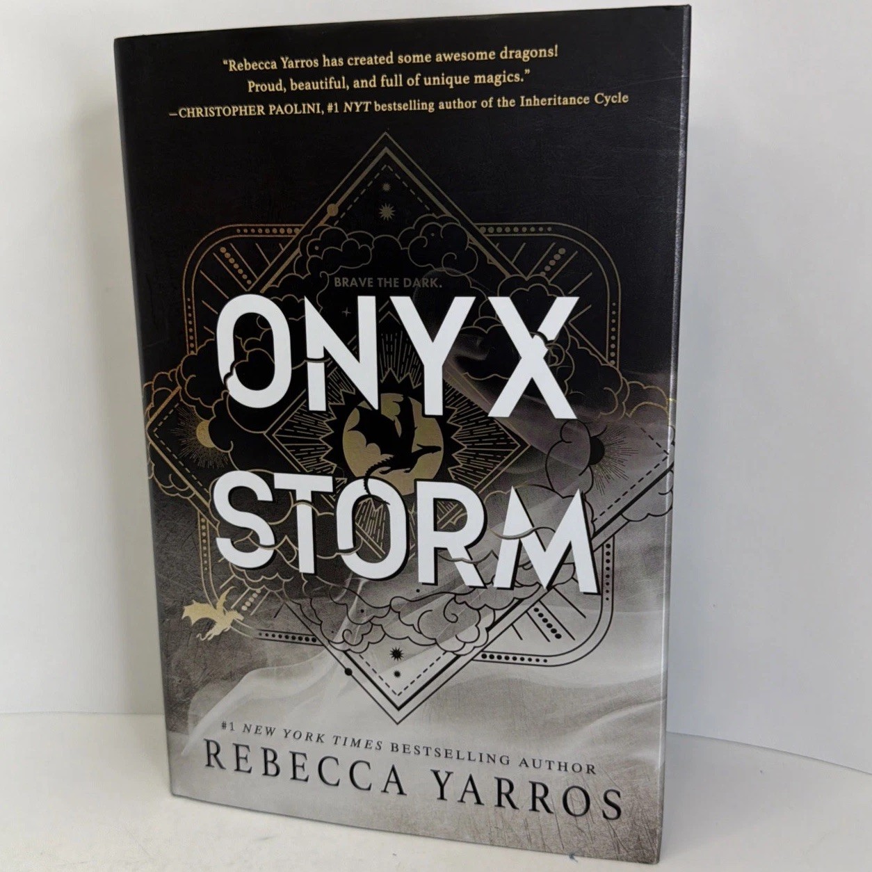 Onyx Storm Rebecca Yarros Deluxe Limited Edition Hardcover w/ Dust Jacket SIGNED