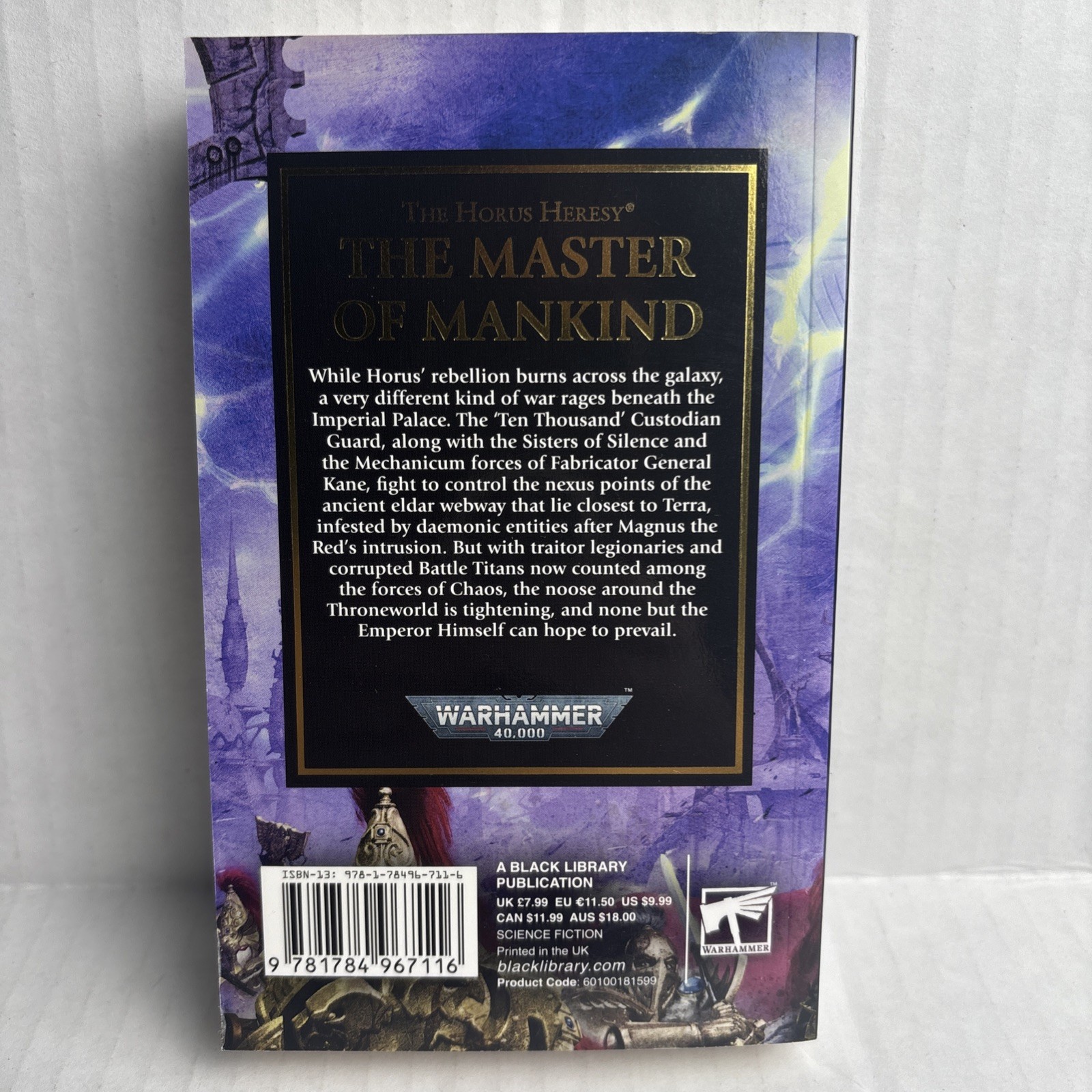 Master of Mankind by Aaron Dembski-Bowden (2018, Mass Market)