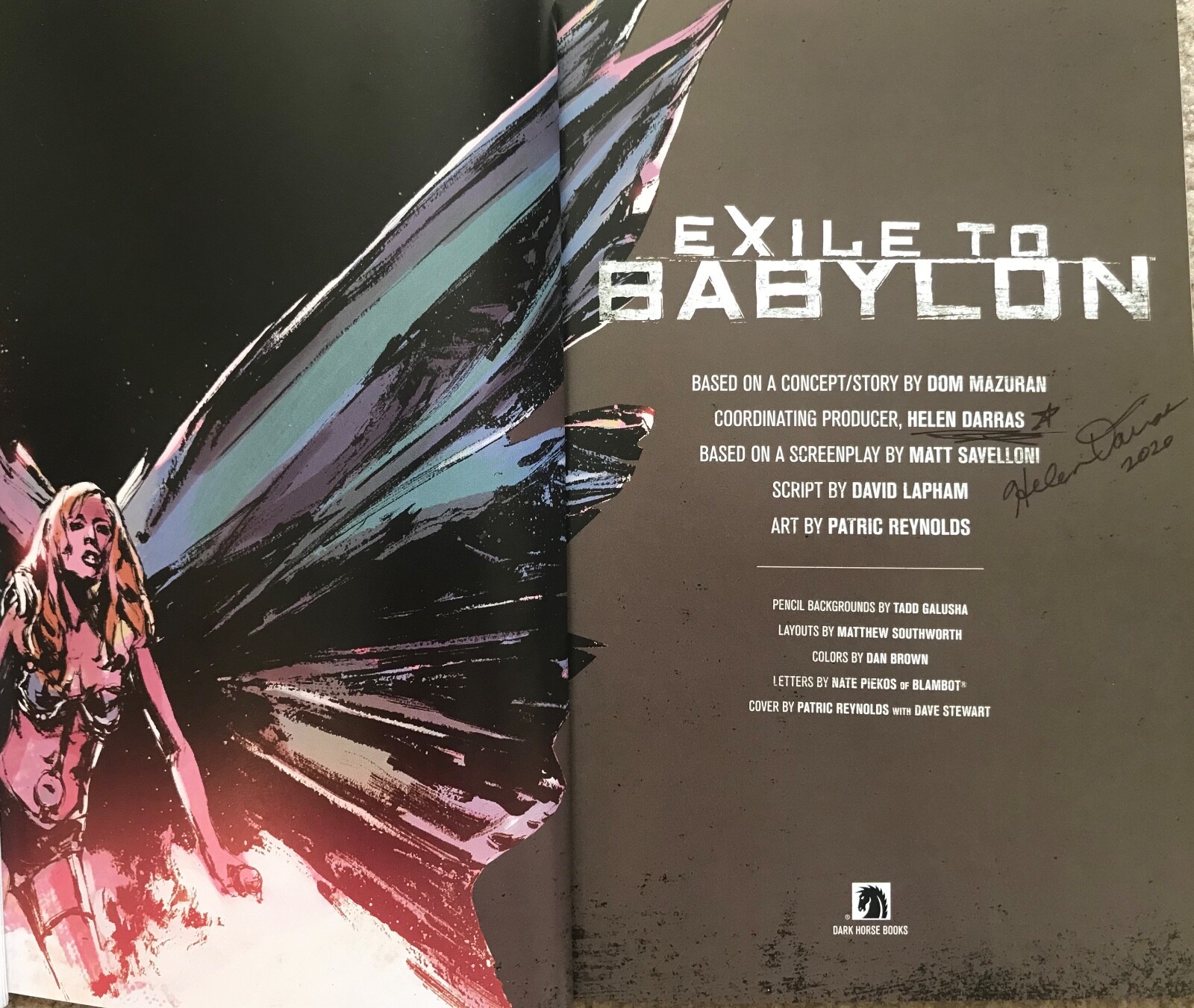 EXILE TO BABYLON BY DARK HORSE COMICS, DAVID LAPHAM (THE STRAIN) & HELEN DARRAS