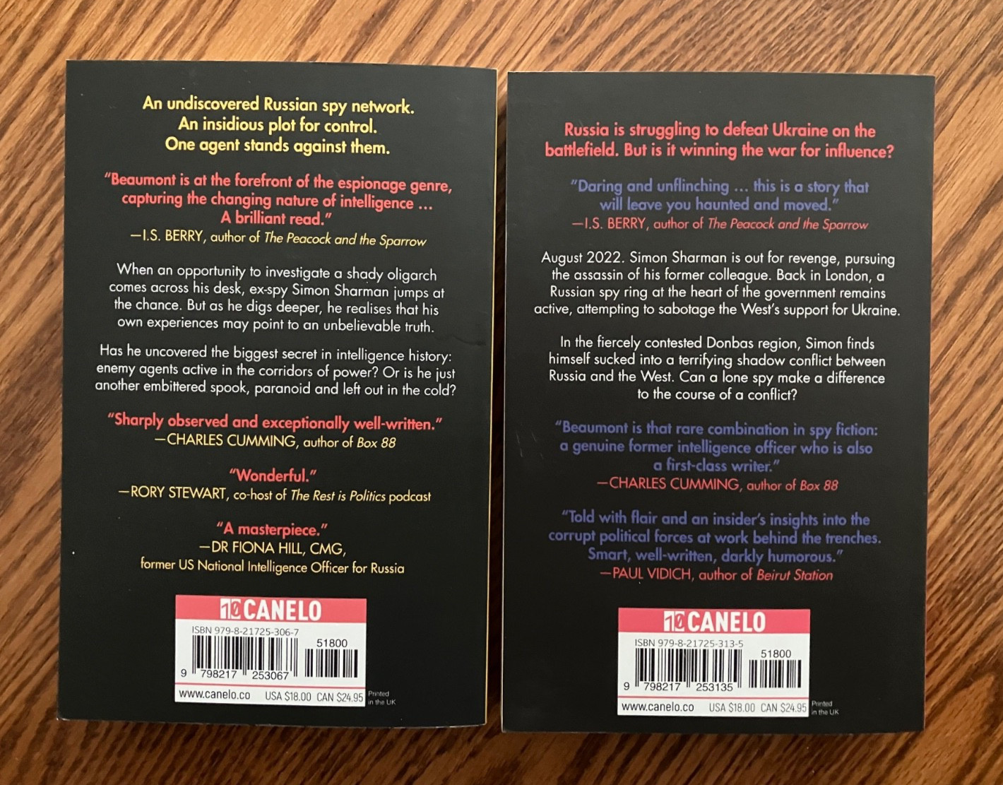 NEW Lot – A Spy Alone (1) & A Spy at War (2) ~ Charles Beaumont Oxford Spy Ring