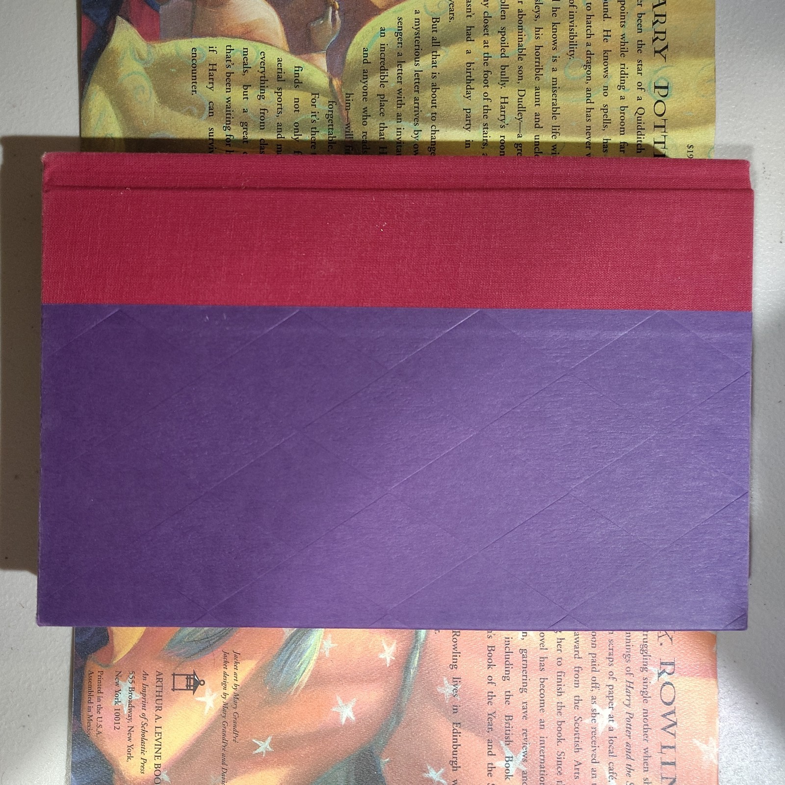 Harry Potter and The Sorcerer’s Stone First Edition 1998 HardCover 309 page Var.