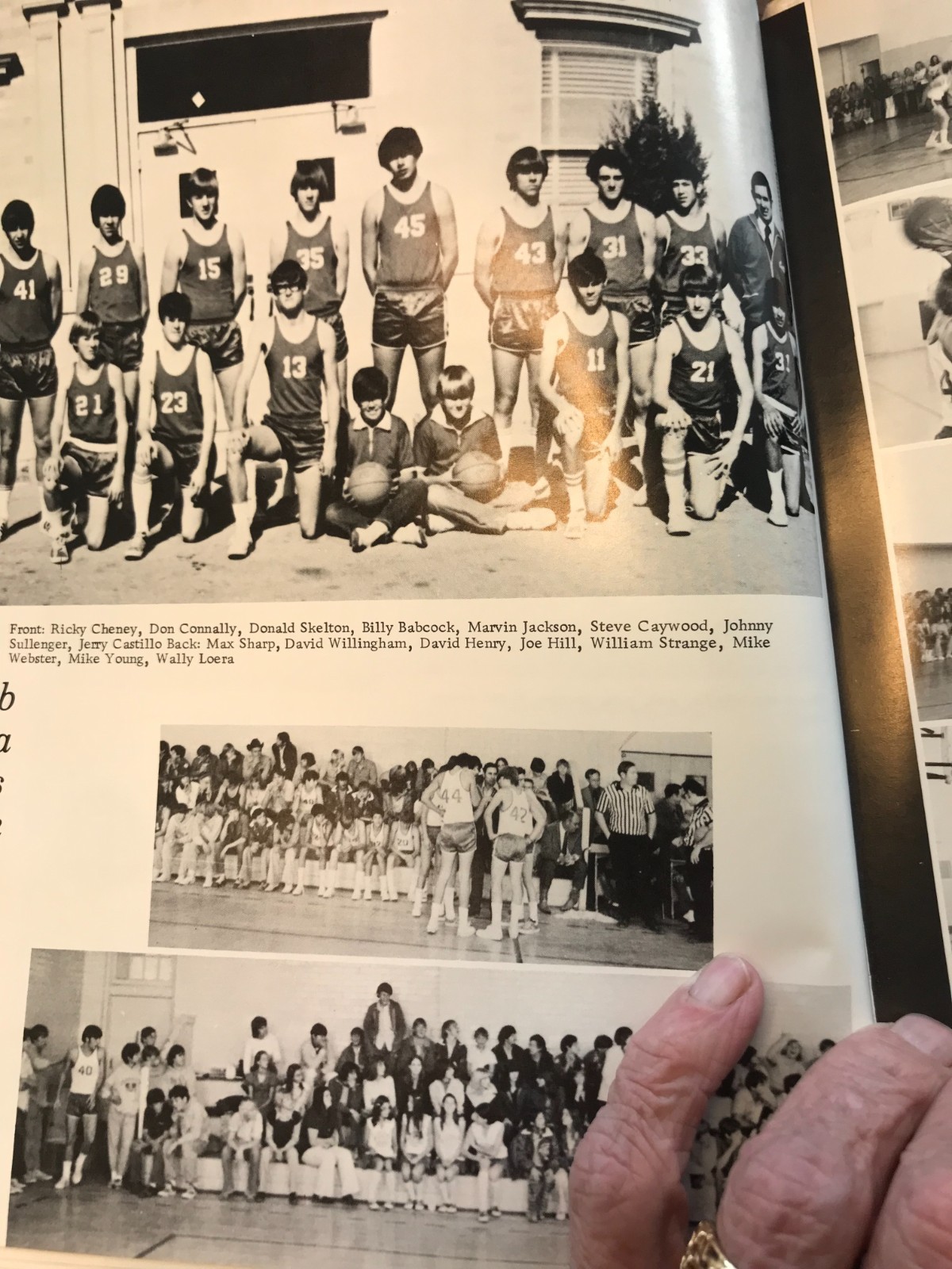 1974 The Round-Up Crockett Junior High School Yearbook, Odessa, Texas