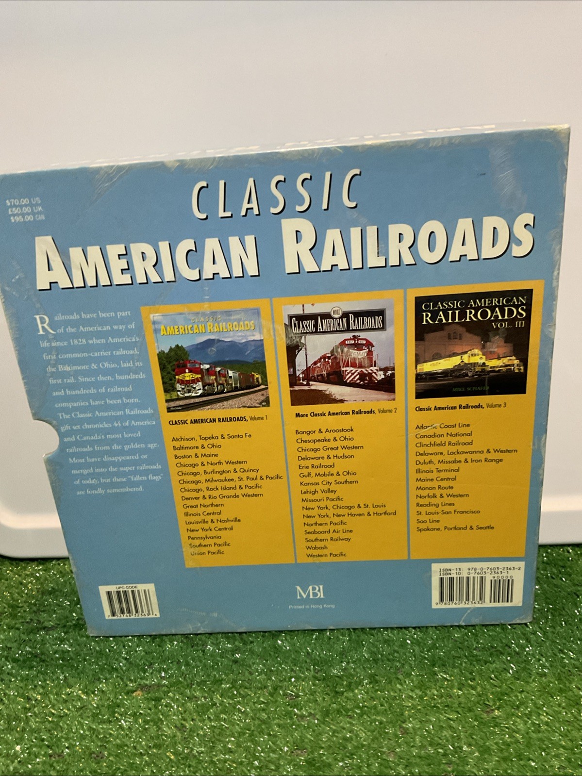 Classic American Railroad 3-Volume Set: Santa Fe, Pennsylvania, Southern Pacific