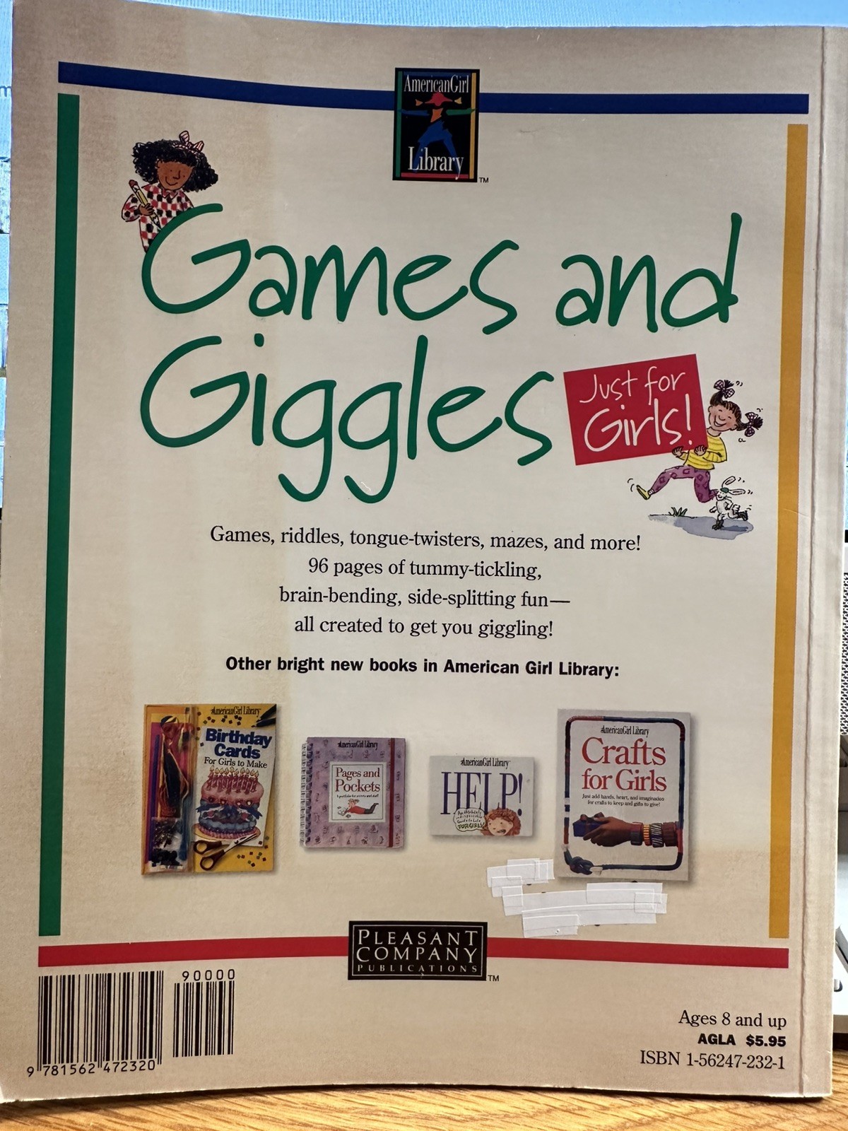 Games and Giggles : Just for Girls! by Pleasant Company Staff (1995, Trade…