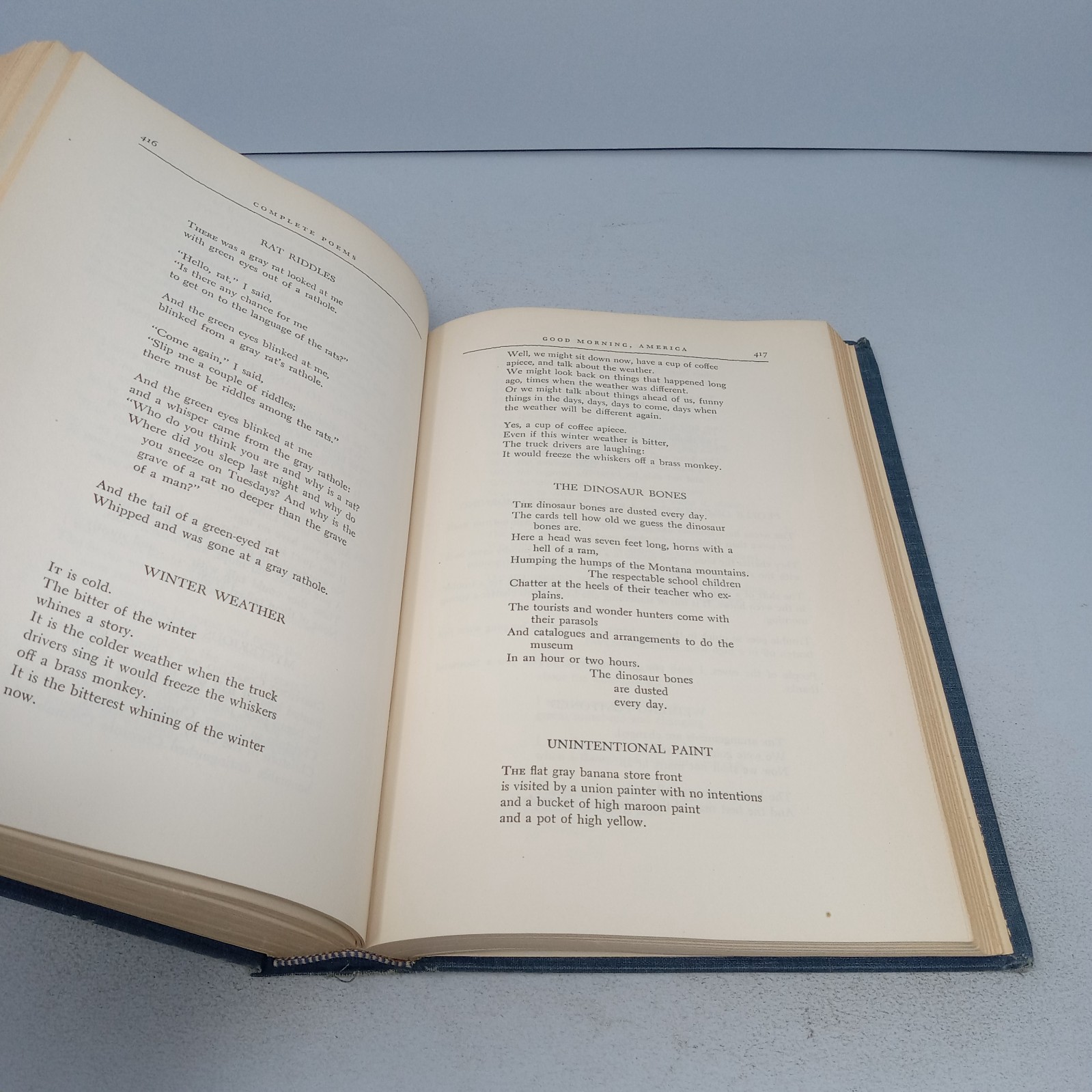 Complete Poems: 1950 Harcourt, Brace and Company Hardcover by Carl Sandburg