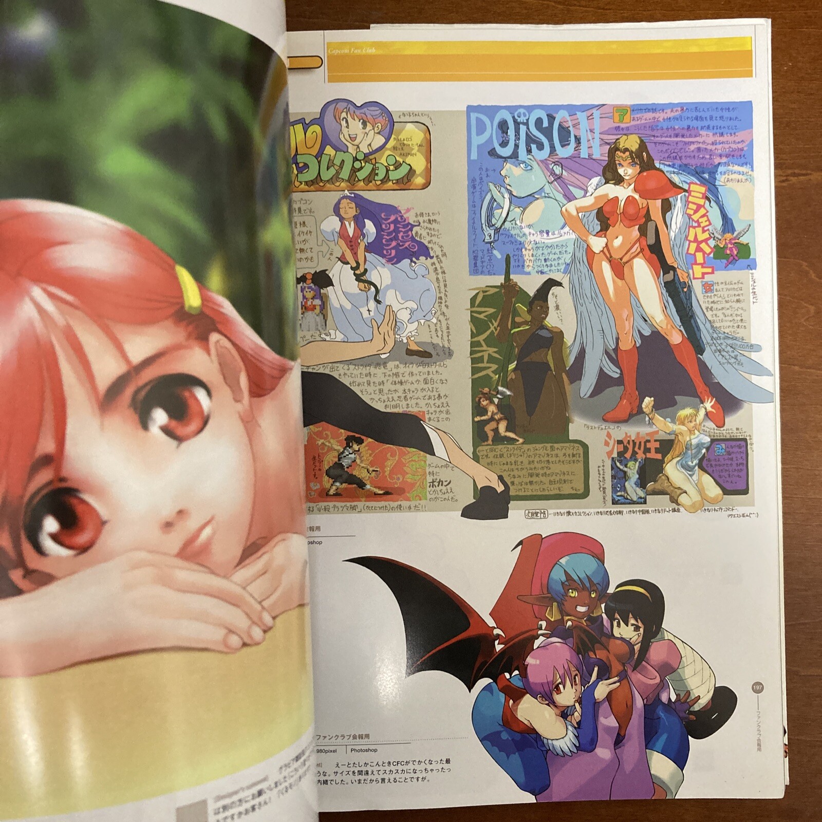 CAPCOM design WORKS Art Book Illustration