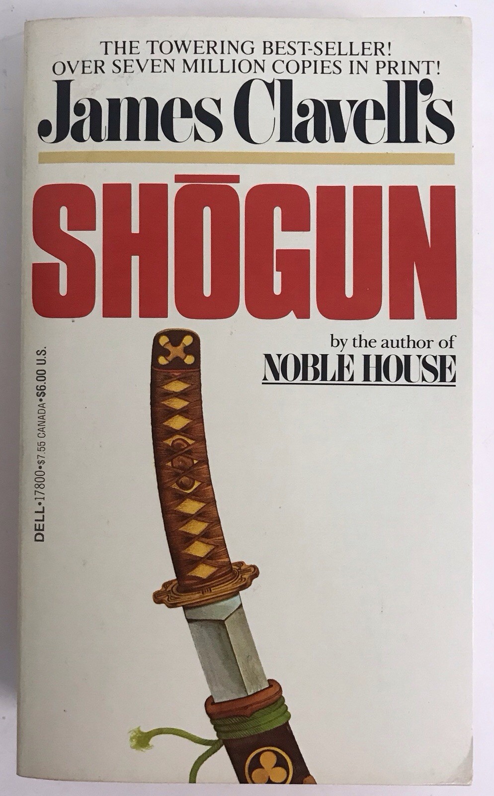 Vintage James Clavell Box Set Shogun Noble House King Rat Taipan Paperbacks