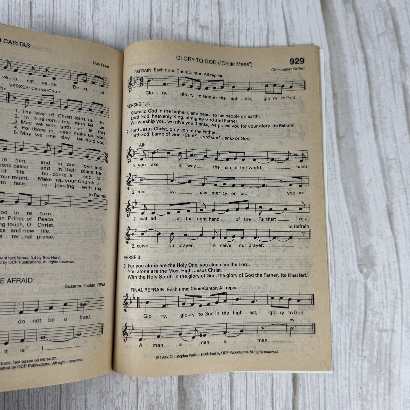 JourneySongs Hymnal 1994 OCP Navy Hardcover Christian Music Songbook Hymns