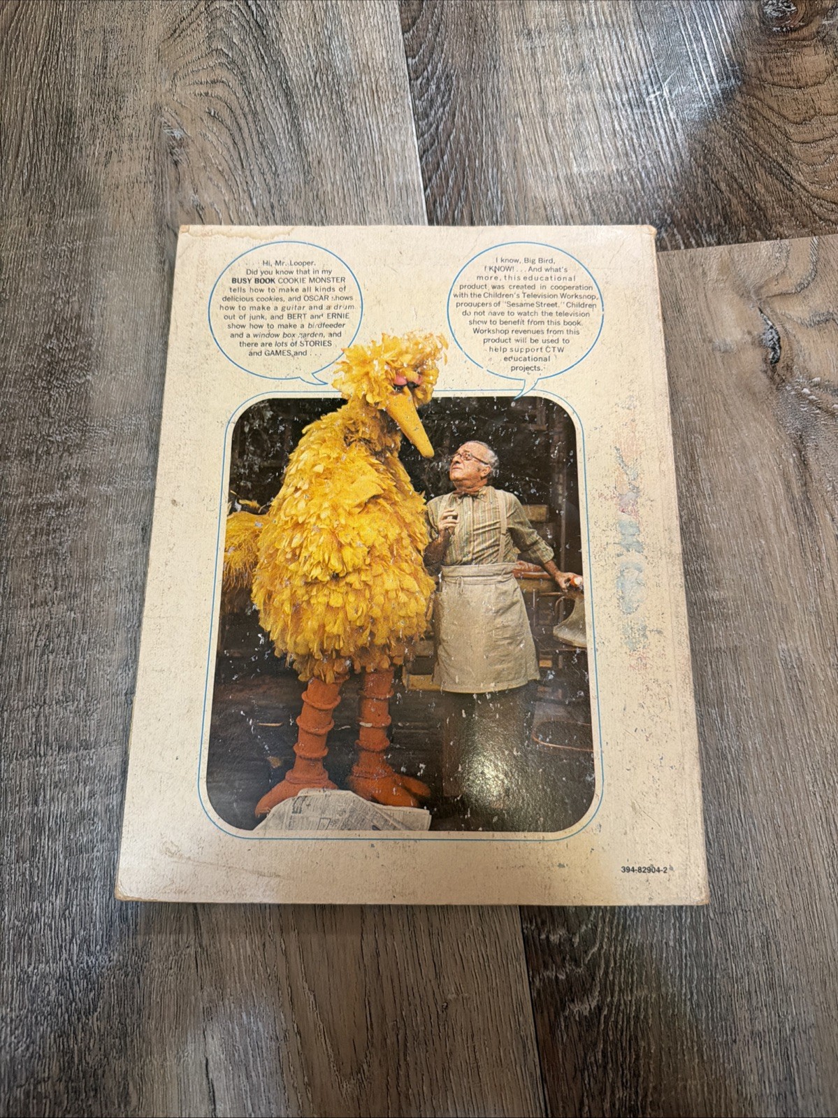 Big Bird’s Busy Book CTW Sesame Street Muppets Vintage Random House 1975