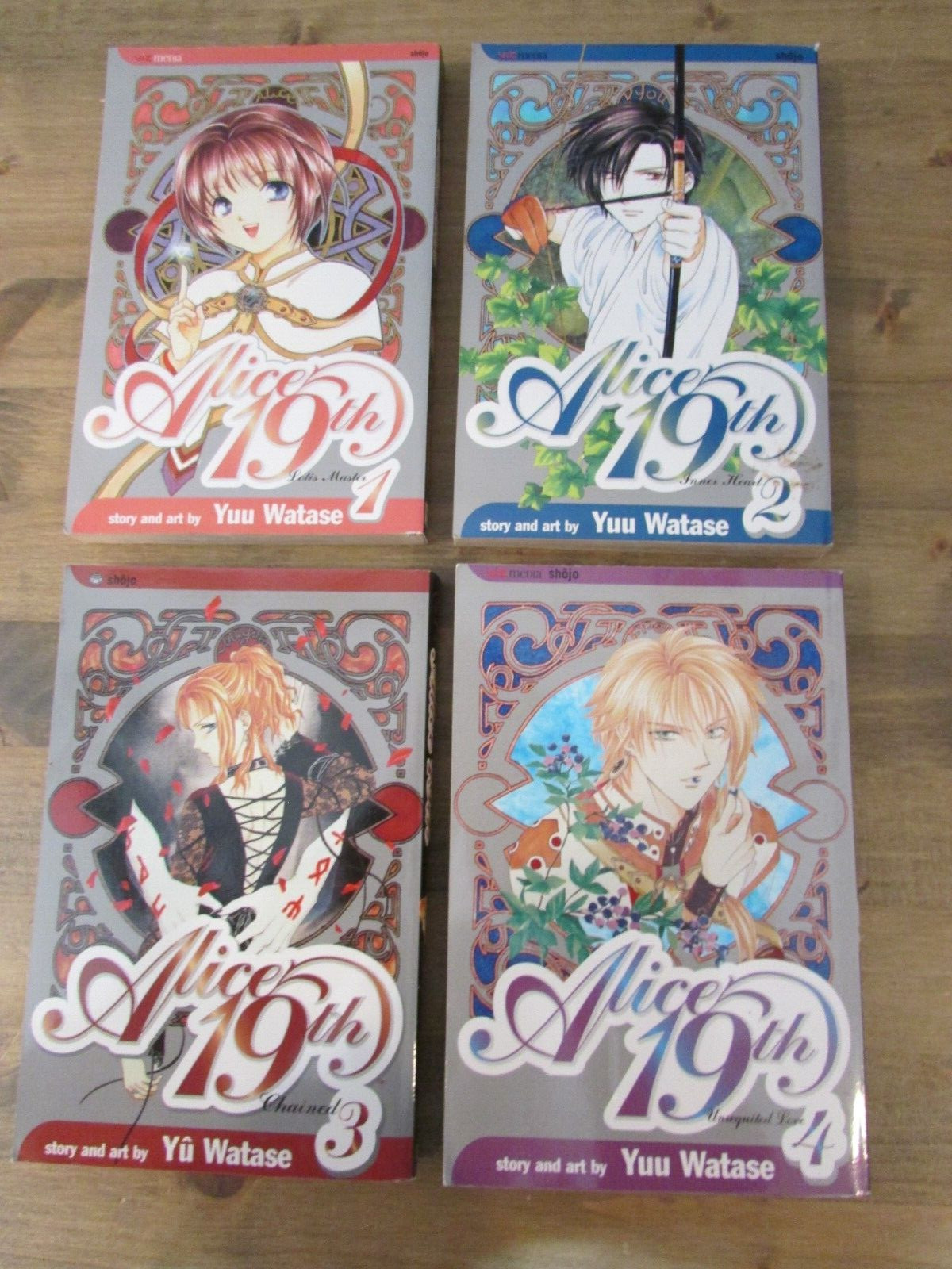 Alice 19th Volumes 1-4 By Yuu Watase English Shojo Manga Lot of 4 Viz Media NEW