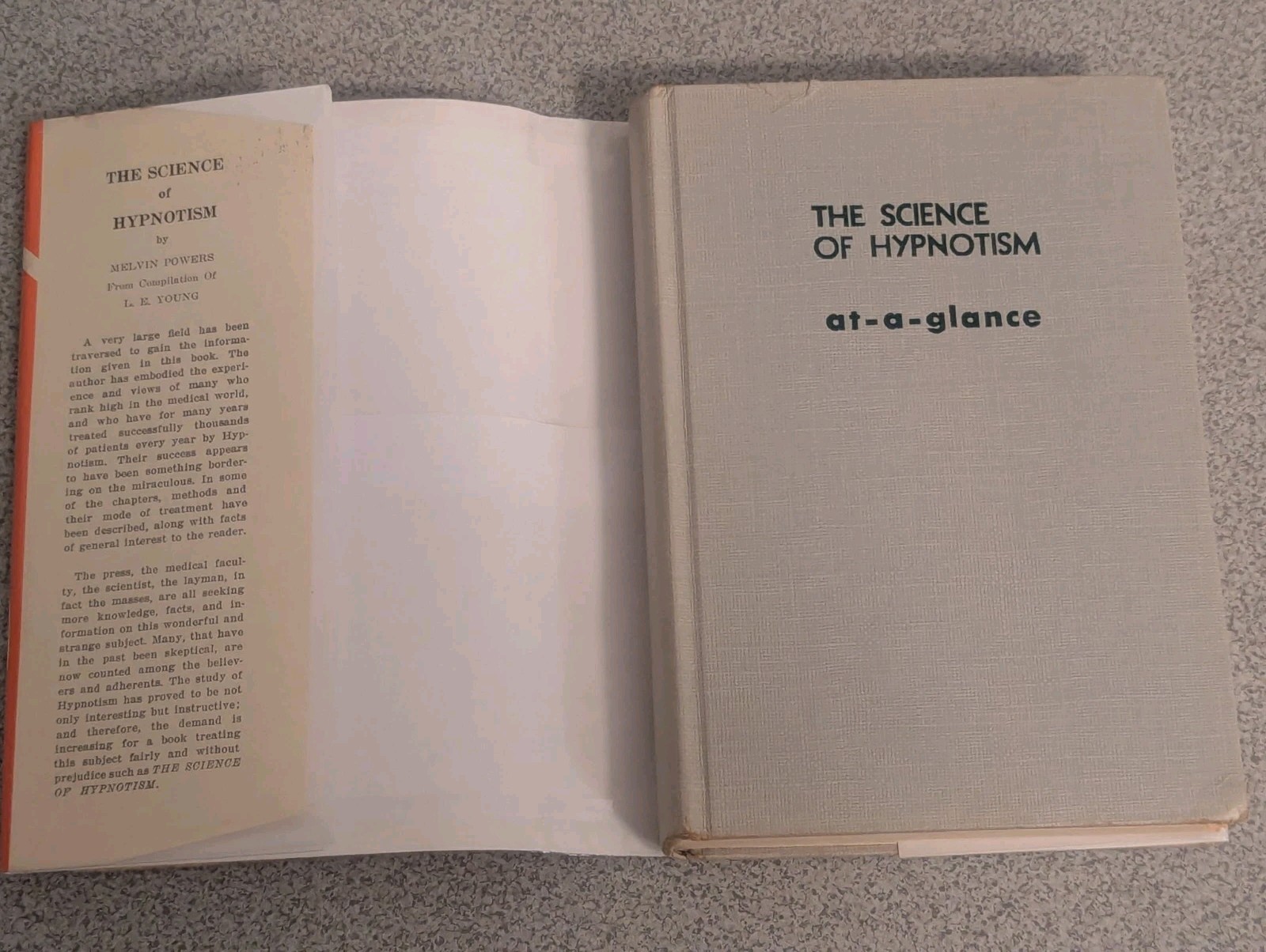 The Science of Hypnotism from Compilation L. E. Young 1953 Revised Melvin Powers