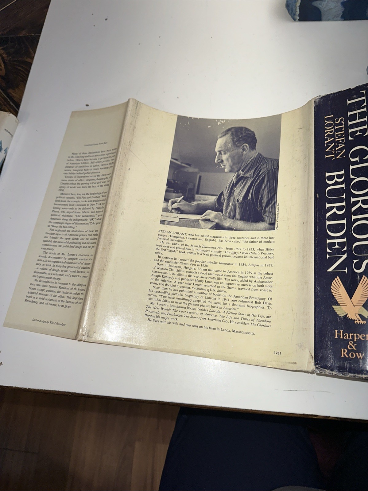 The Glorious Burden, The American Presidency by Stefan Lorant 1968 HBDJ
