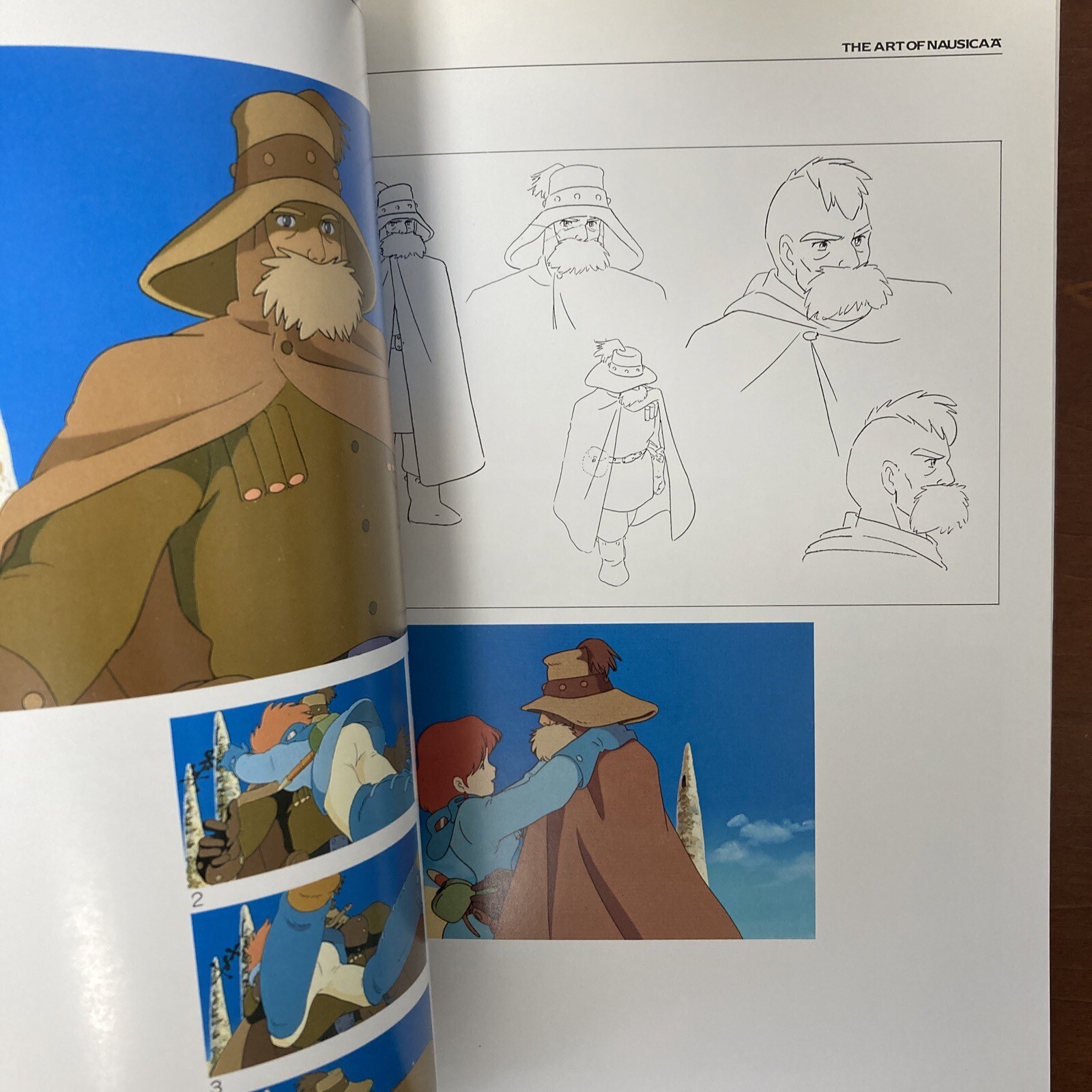 THE ART OF NAUSICAA Hayao Miyazaki Art Book Illustration
