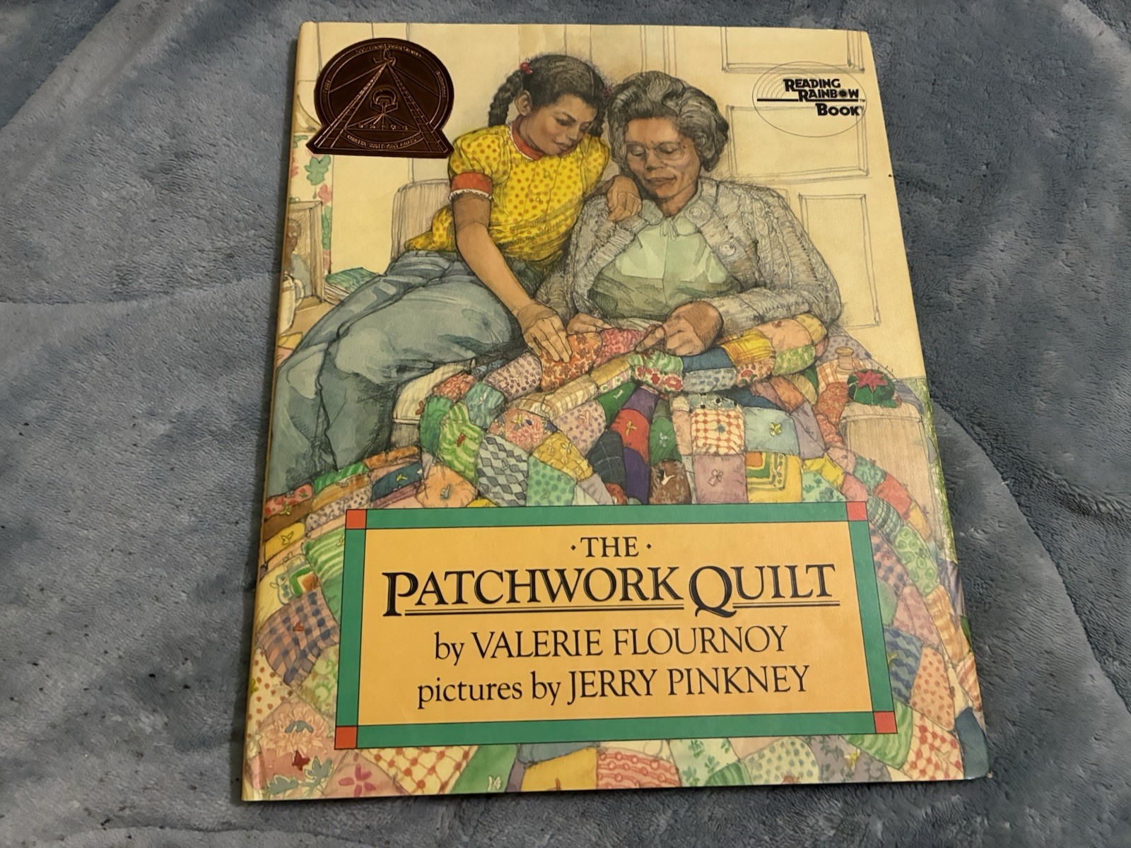 The Patchwork Quilt by Valerie Flournoy 1985 Signed