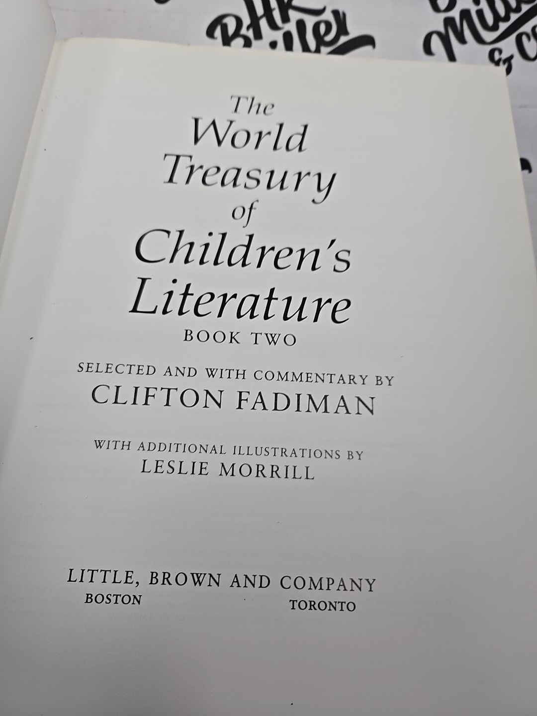 The World Treasury of Children’s Literature Book II 1974 1st Edition