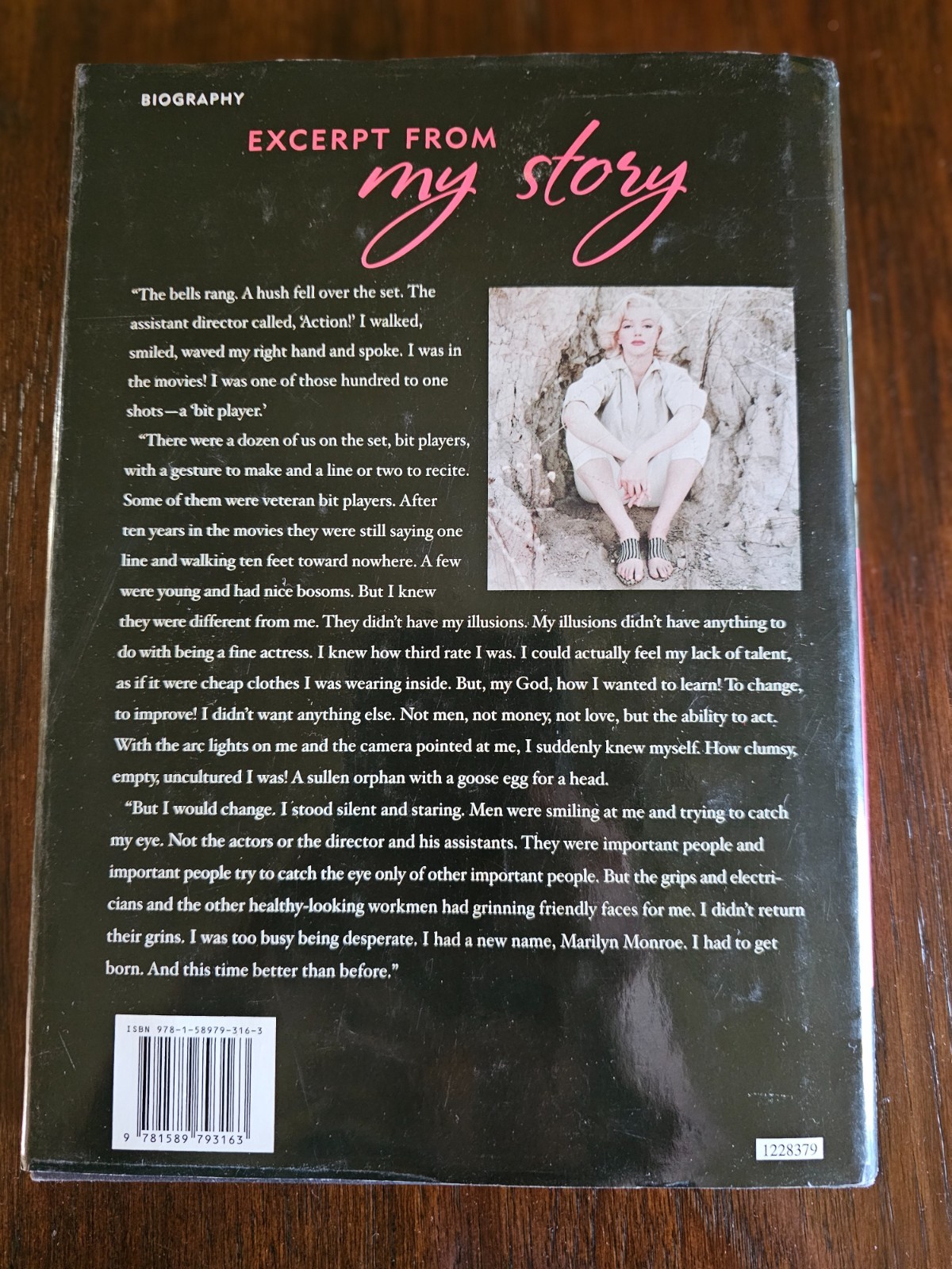 My Story Marilyn Monroe Ben Hecht Hardcover First Edition 2007 Coffee Table Book