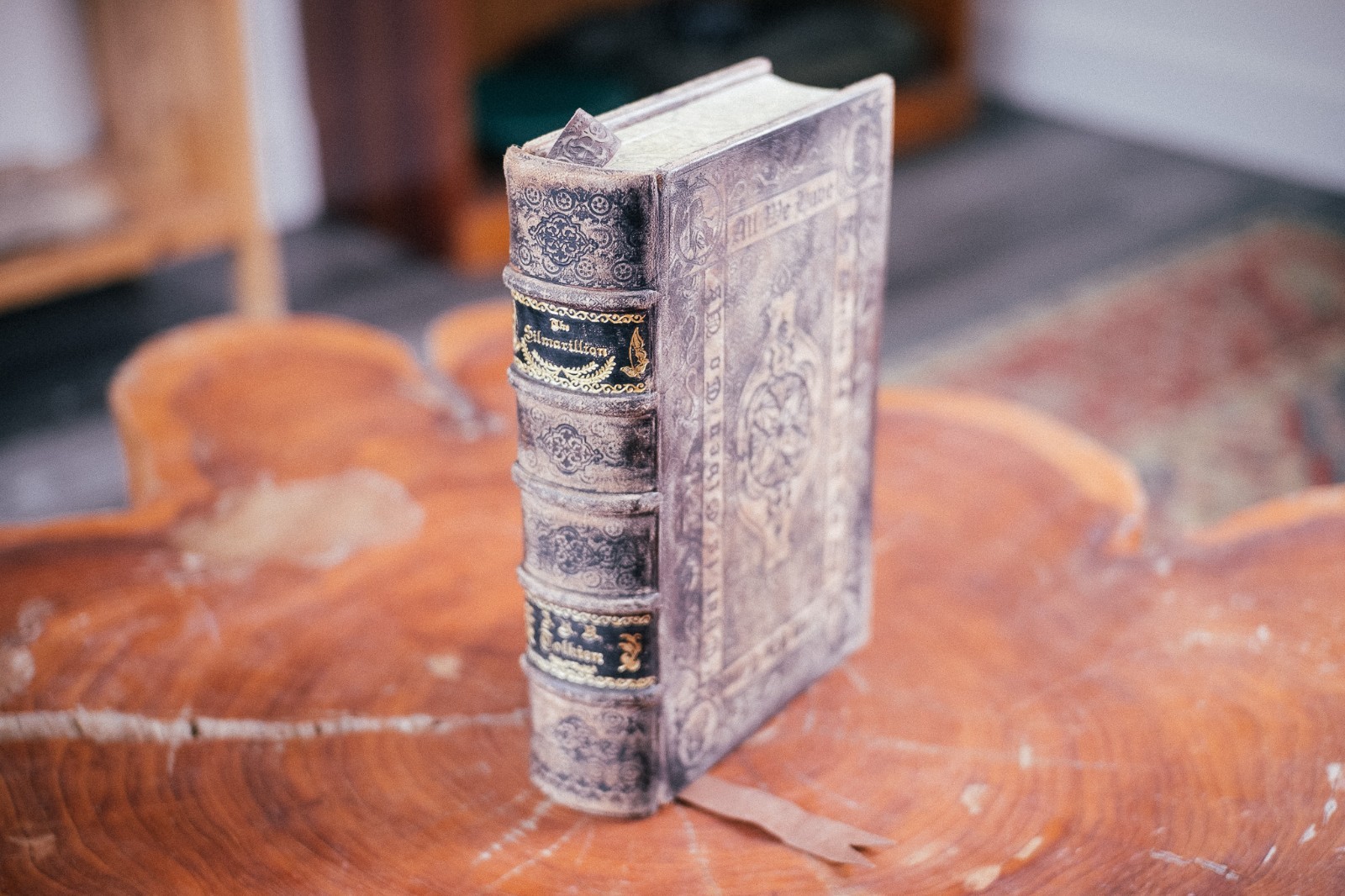 The Silmarillion Leather Bound Handmade Italian Binding
