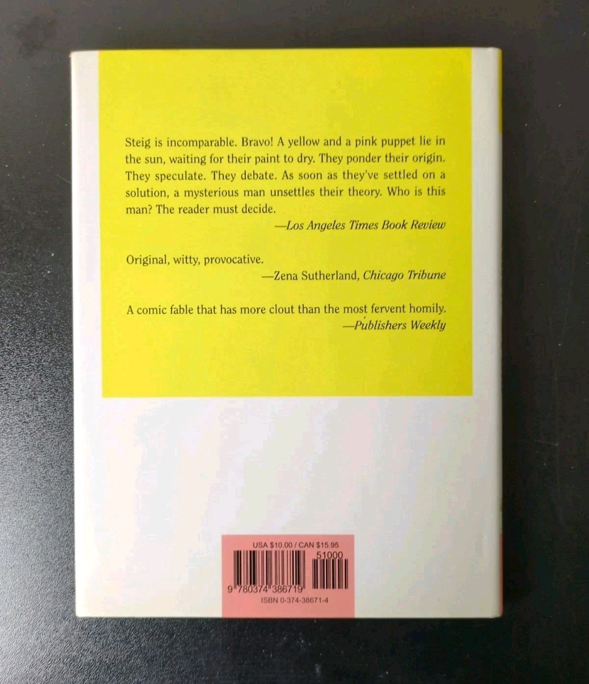 Yellow and Pink by William Steig (2003, Hardcover)
