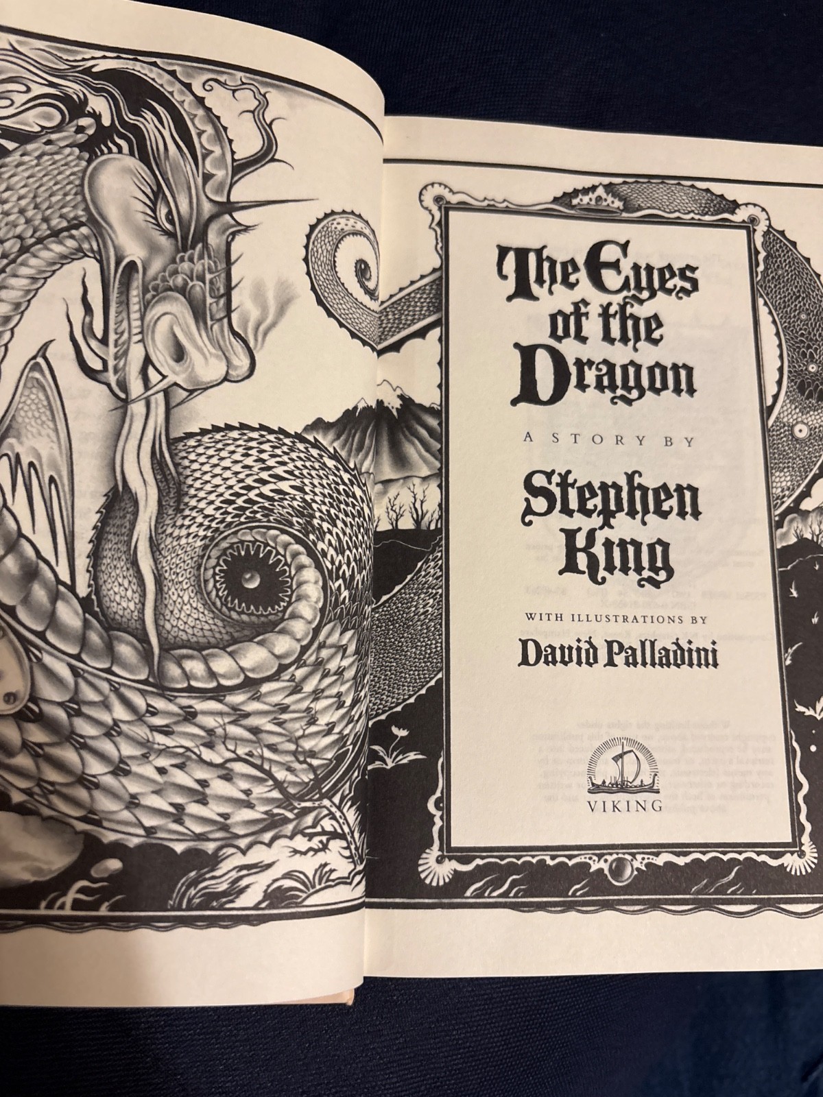 Stephen King – The Eyes Of The Dragon 1987 1st EDITION 1st PRINT Hardcover w/ dj