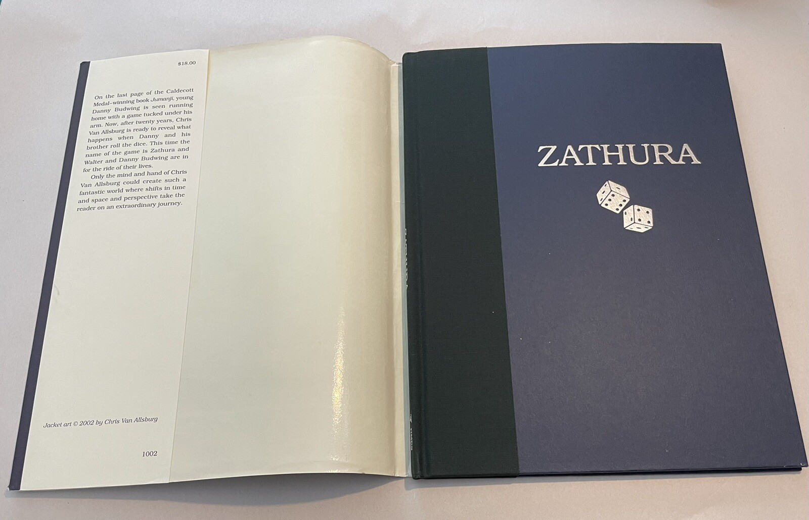 Zathura A Space Adventure SIGNED First Edition 2002 Chris Van Allsburg