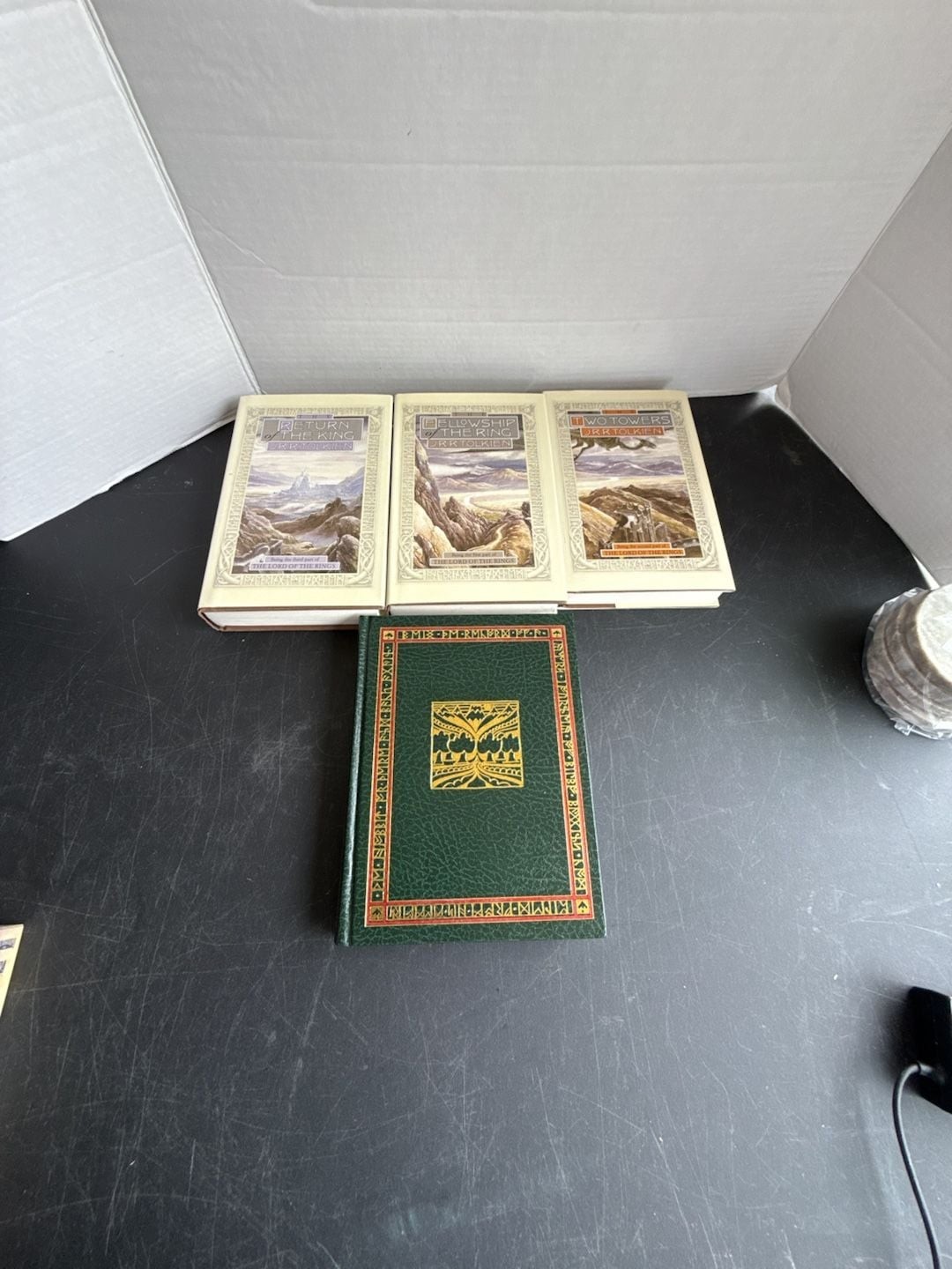 J.R.R. Tolkien The Lord of the Rings Trilogy and The Hobbit 4-Book Hardcover Set