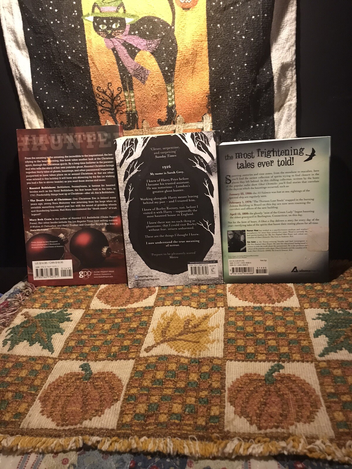 Ghost Book Lot of three: By Authors: Wood, Spring and Crain