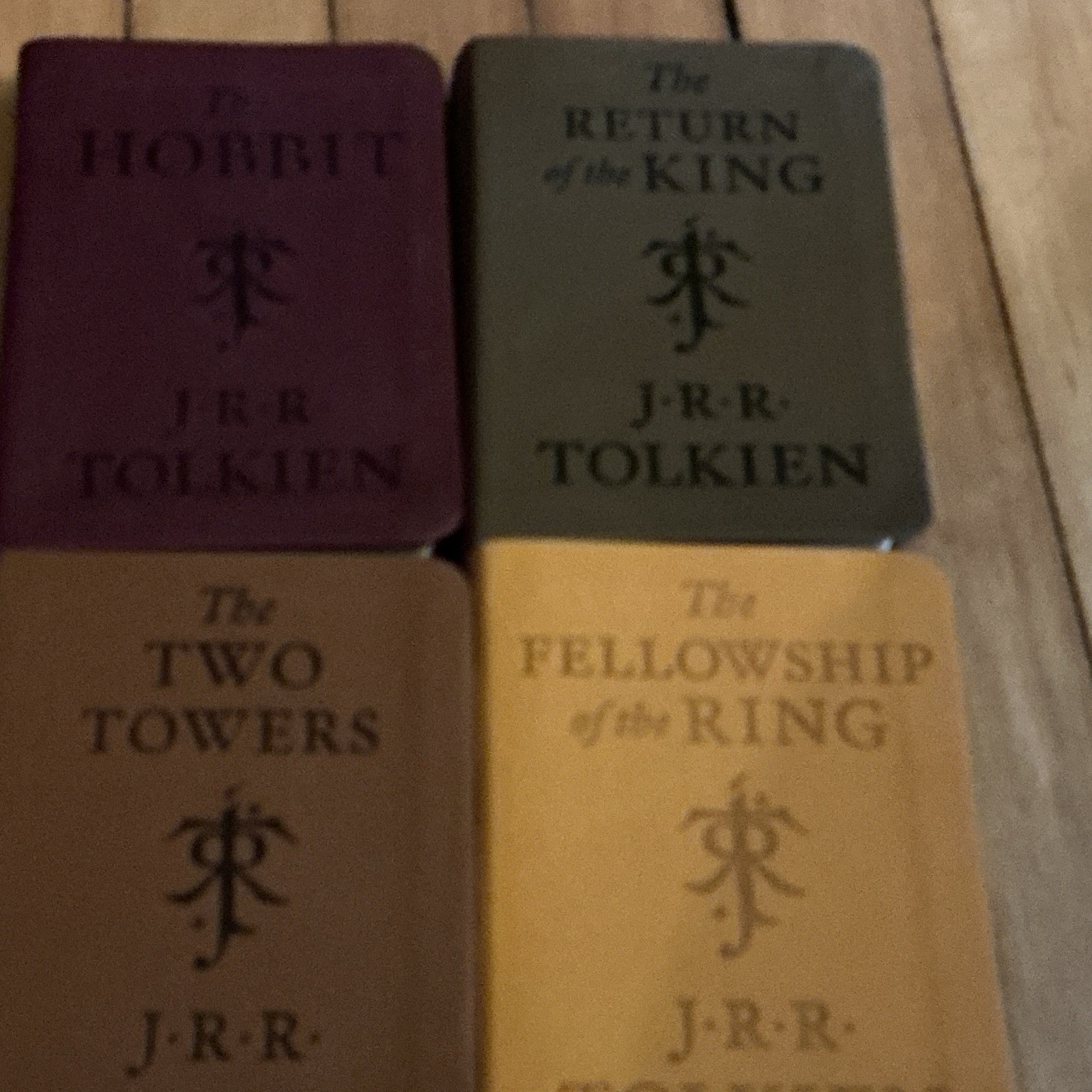 J.R.R. Tolkien The Hobbit & Lord of the Rings 4-Book Box Set Slipcase