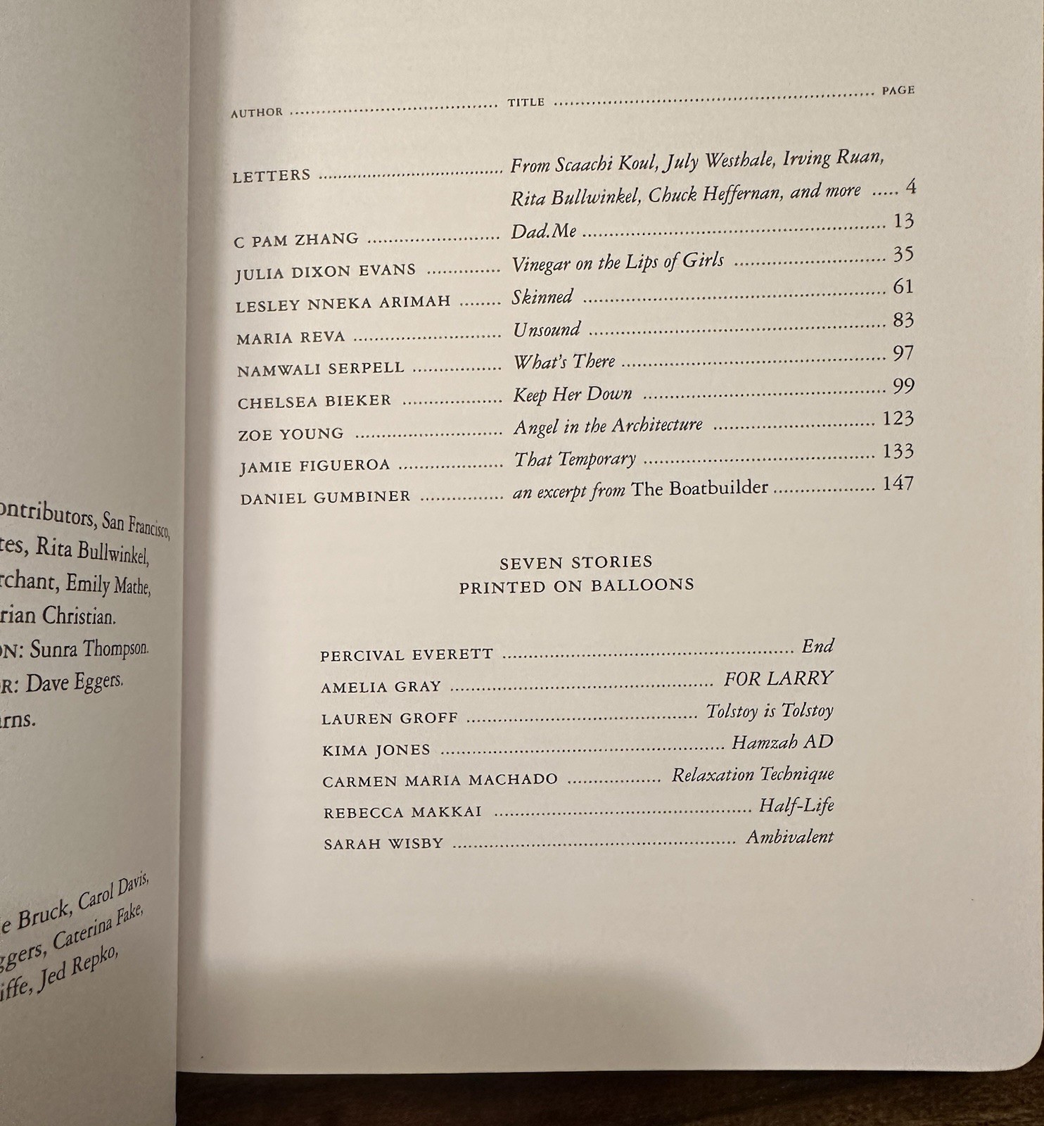 McSweeney’s Quarterly Concern Issue 53, featuring “Inflatable Stories” RARE FIND