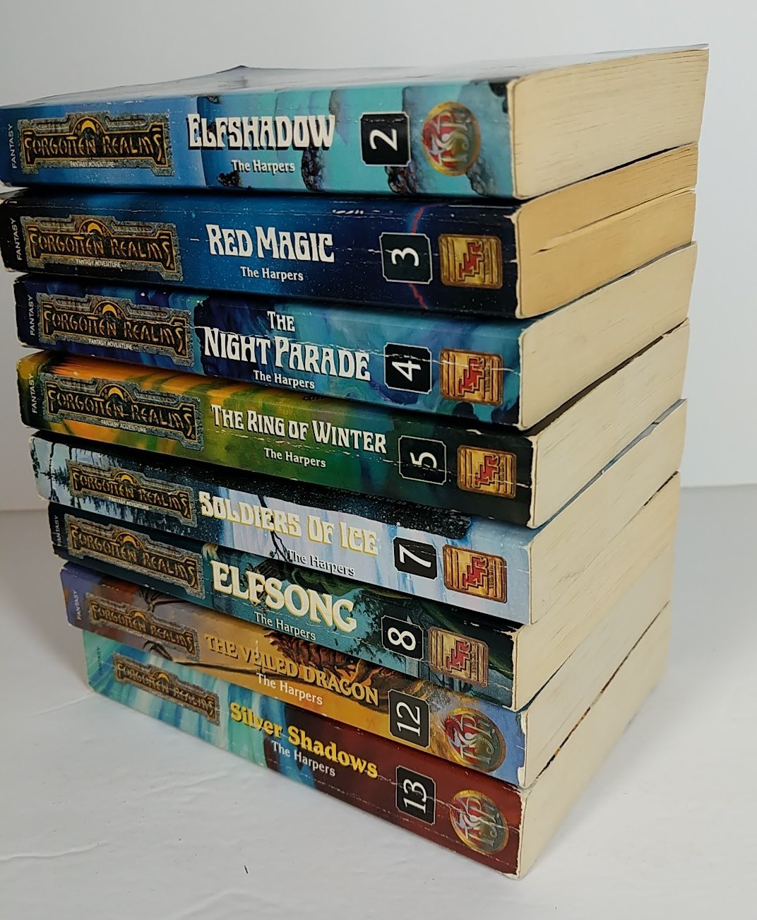 Forgotten Realms THE HARPERS Series #2-5 7 8 12 13~Lot 8 PBs