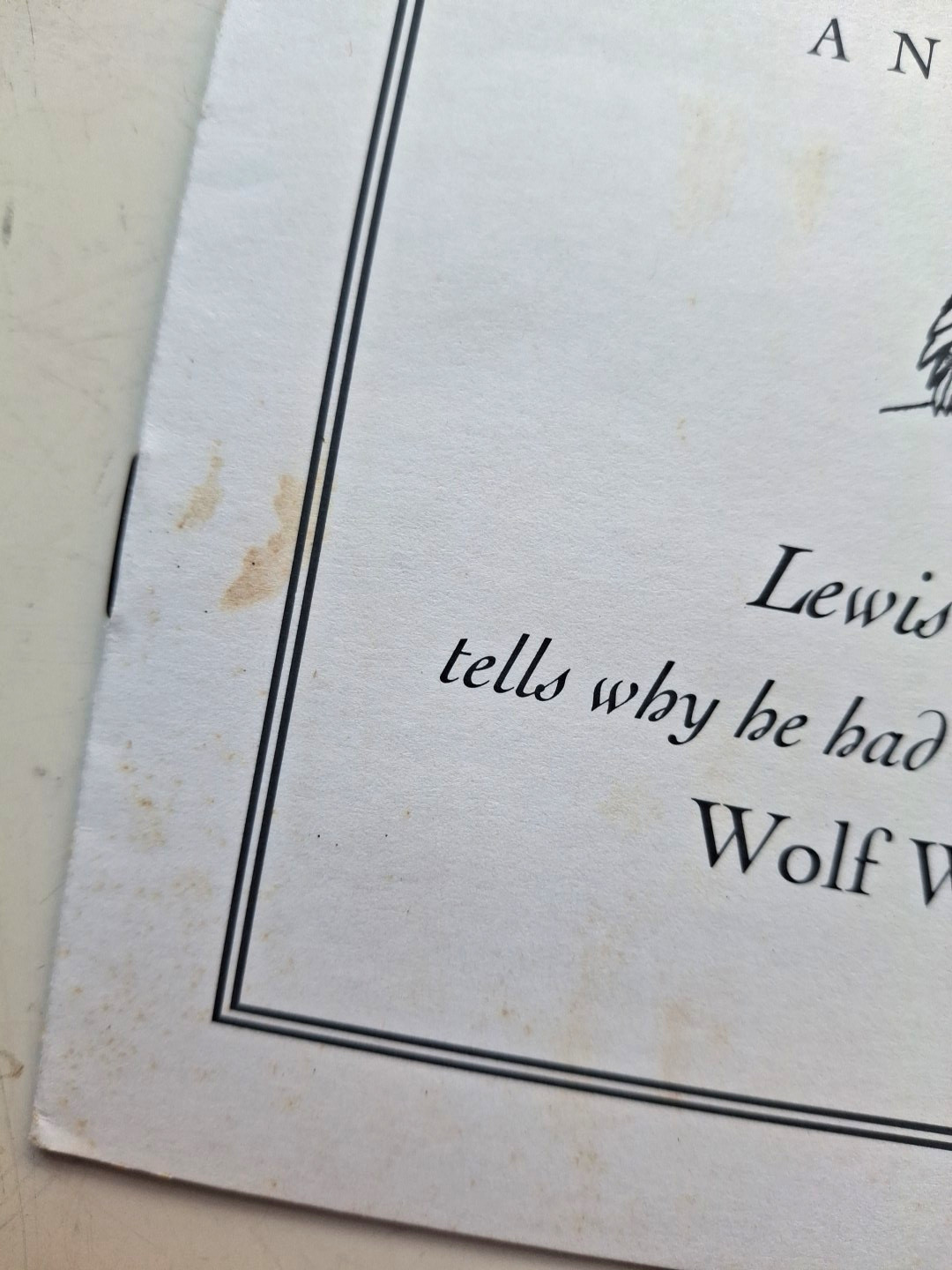 2 by Lewis Norden: Promotional Booklet (Signed) + Lightning Song ARC (Unsigned)