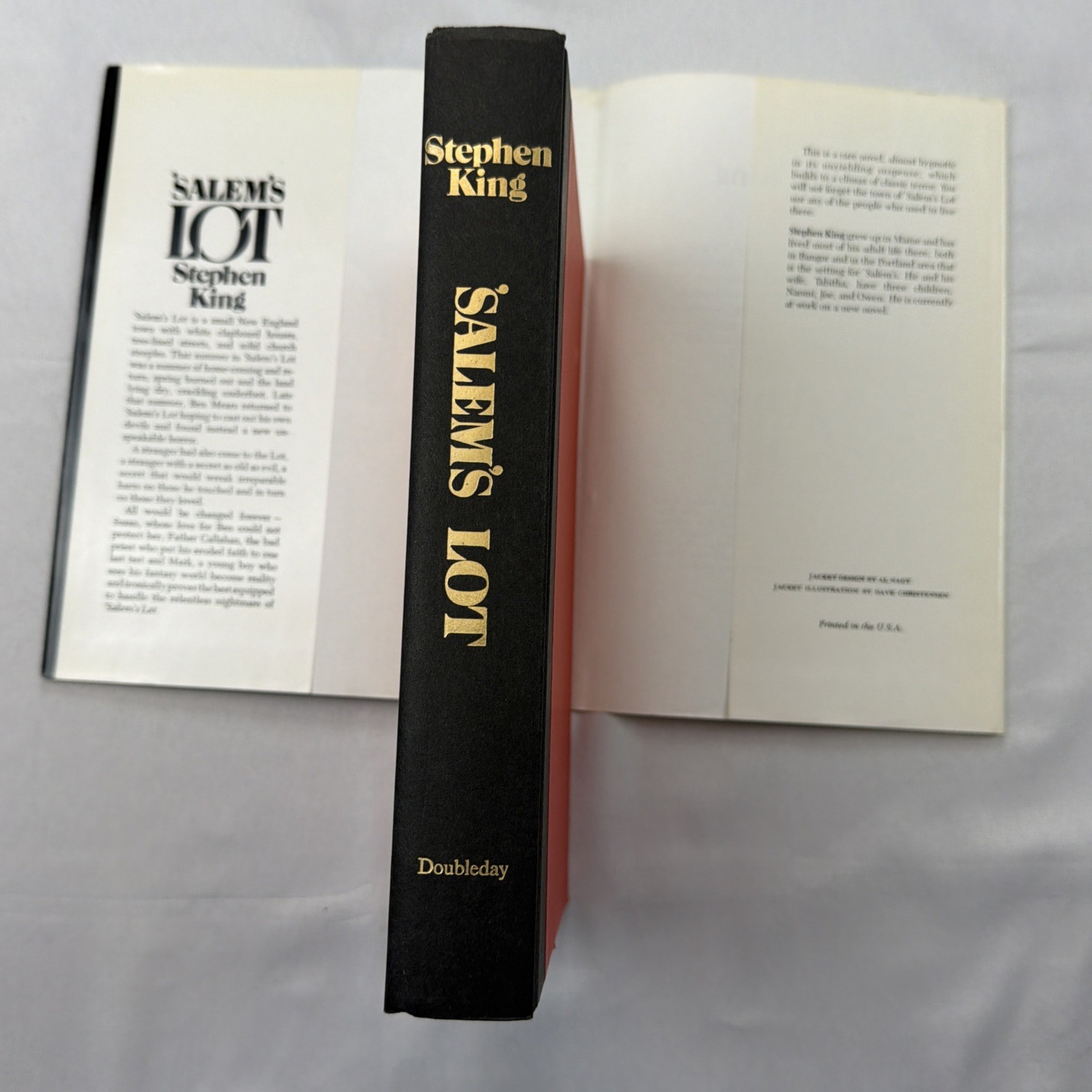 Salem’s Lot Stephen King 1975 Doubleday Hardcover Horror Classic