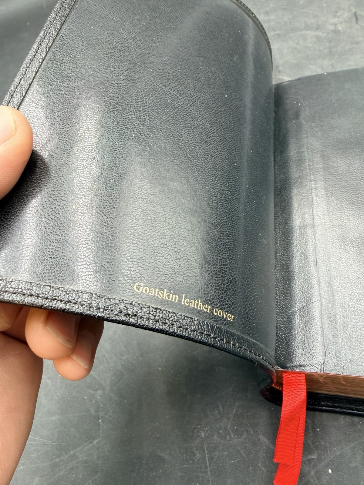 Cambridge Bible NASB Clarion, Black Goatskin Leather, Edge-Lined 2017