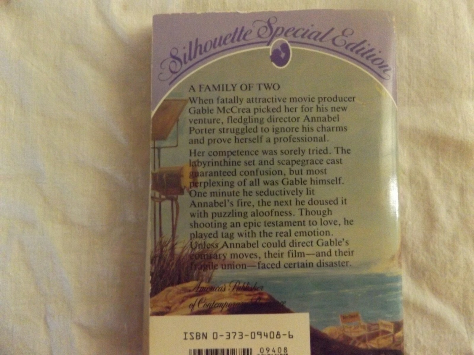 Silhouette Special Edition A Family Of Two Jude O’Neill #408 Paperback 1987