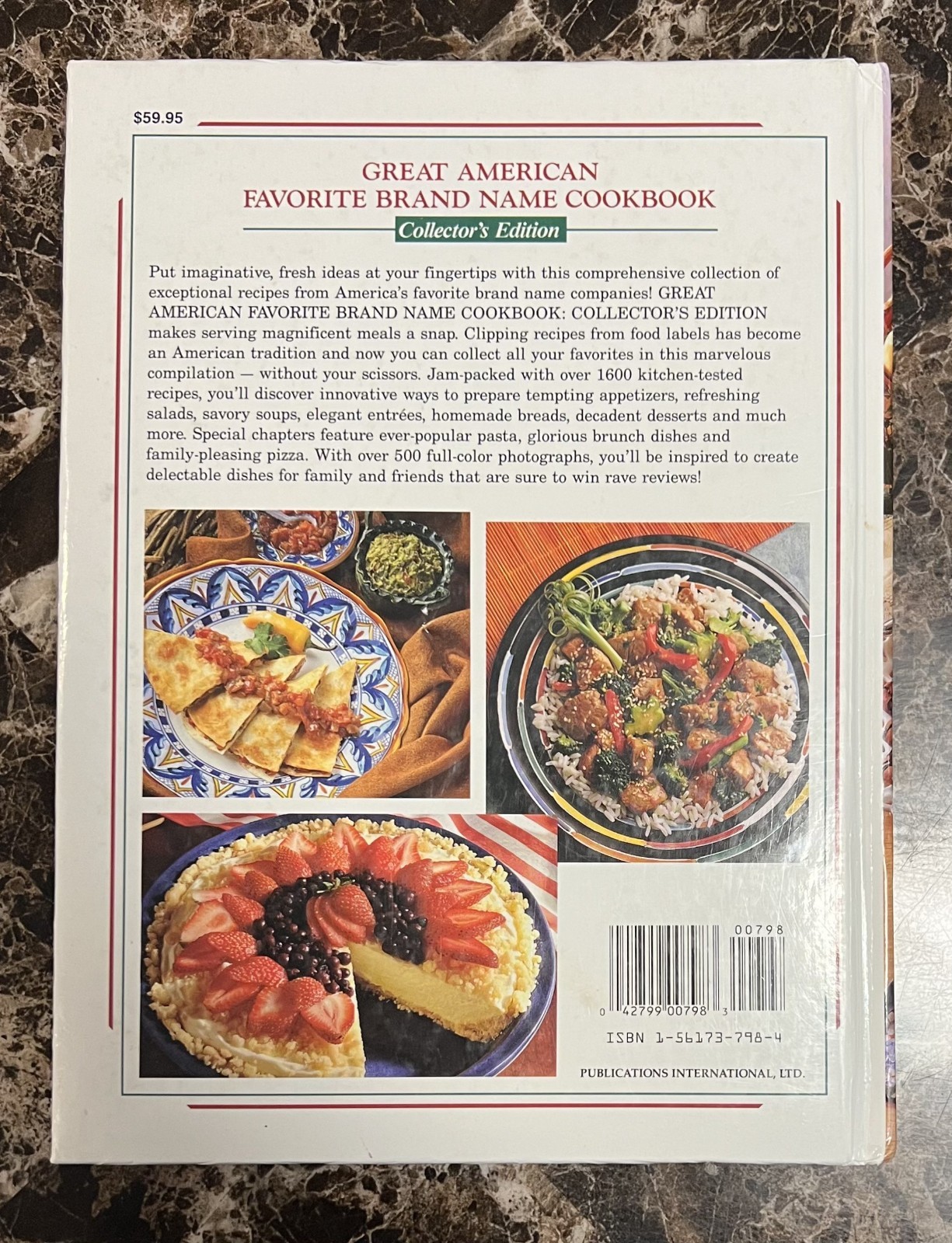 Great American Favorite Brand Name Cookbook Collector’s Edition 1993 – Very Good