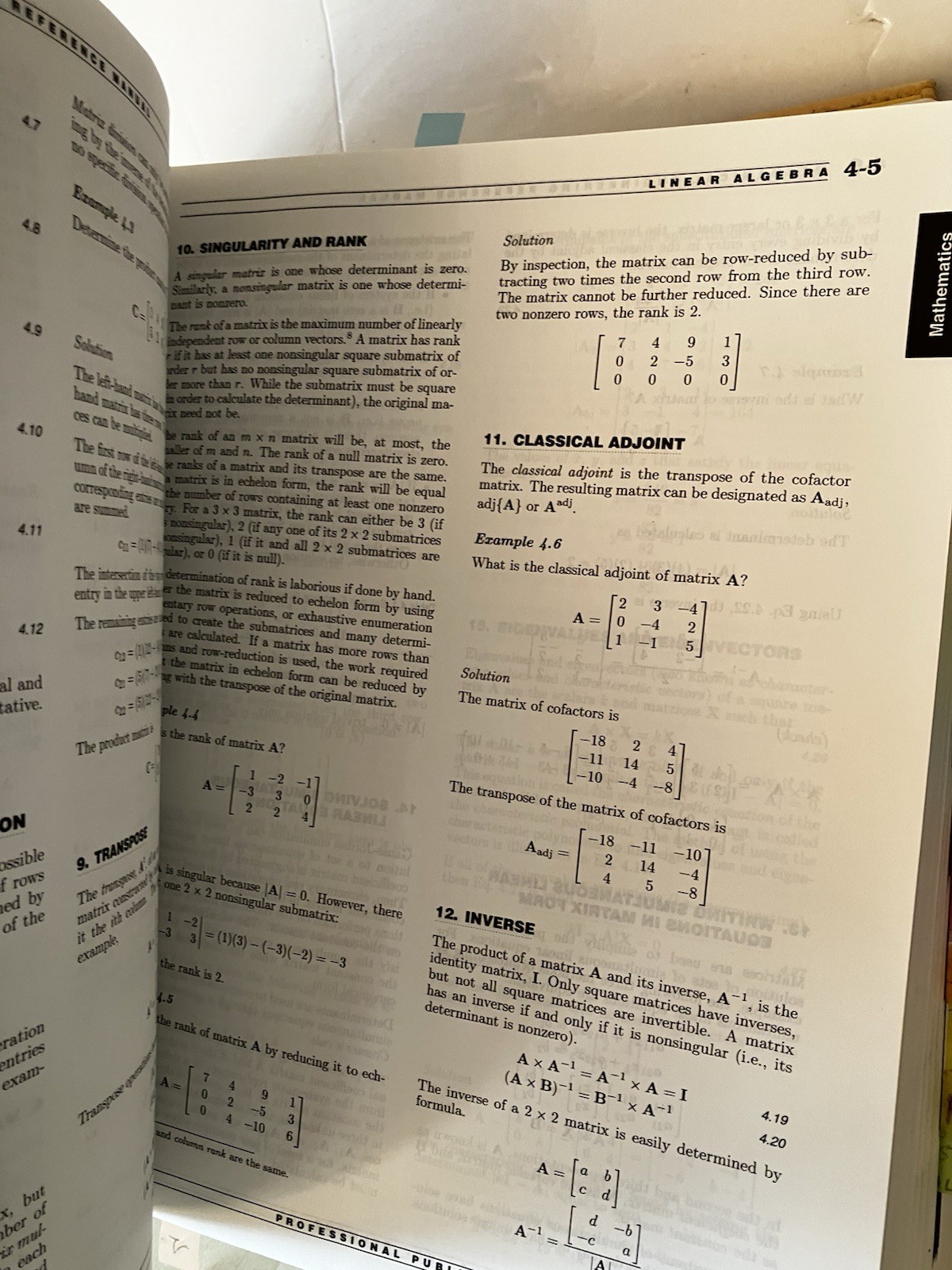 Mechanical Engineering Reference Manual: For the PE Exam by M. Lindeburg 10th Ed