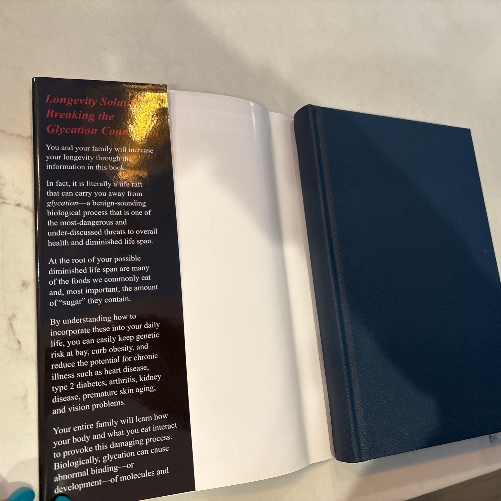 Longevity Solutions: Breaking the Glycation Connection HC DJ by F. J. Vagnini MD