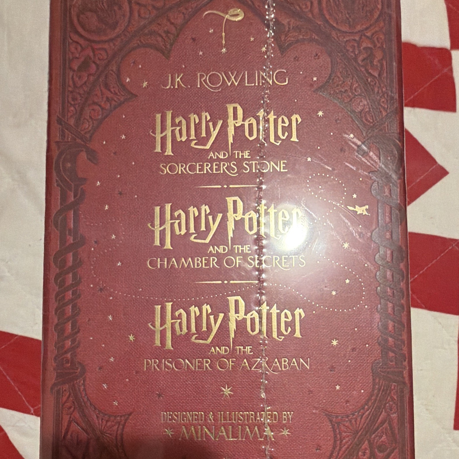J.K. Rowling Harry Potter Years 1-3 MinaLima Illustrated Hardcover Box Set