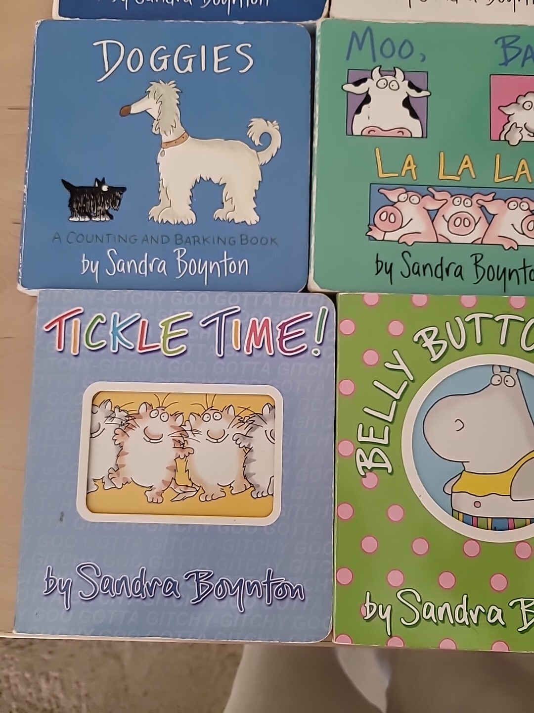 Lot of 9 Sandra Boynton Board Books for Children’s/ Kids/ Toddler *Random Mix*