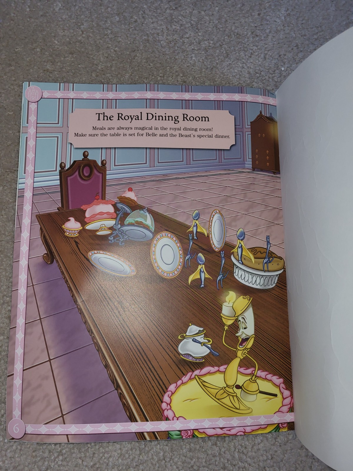 Disney Princess Dream Castle With Reussble Stickers 16 Pages