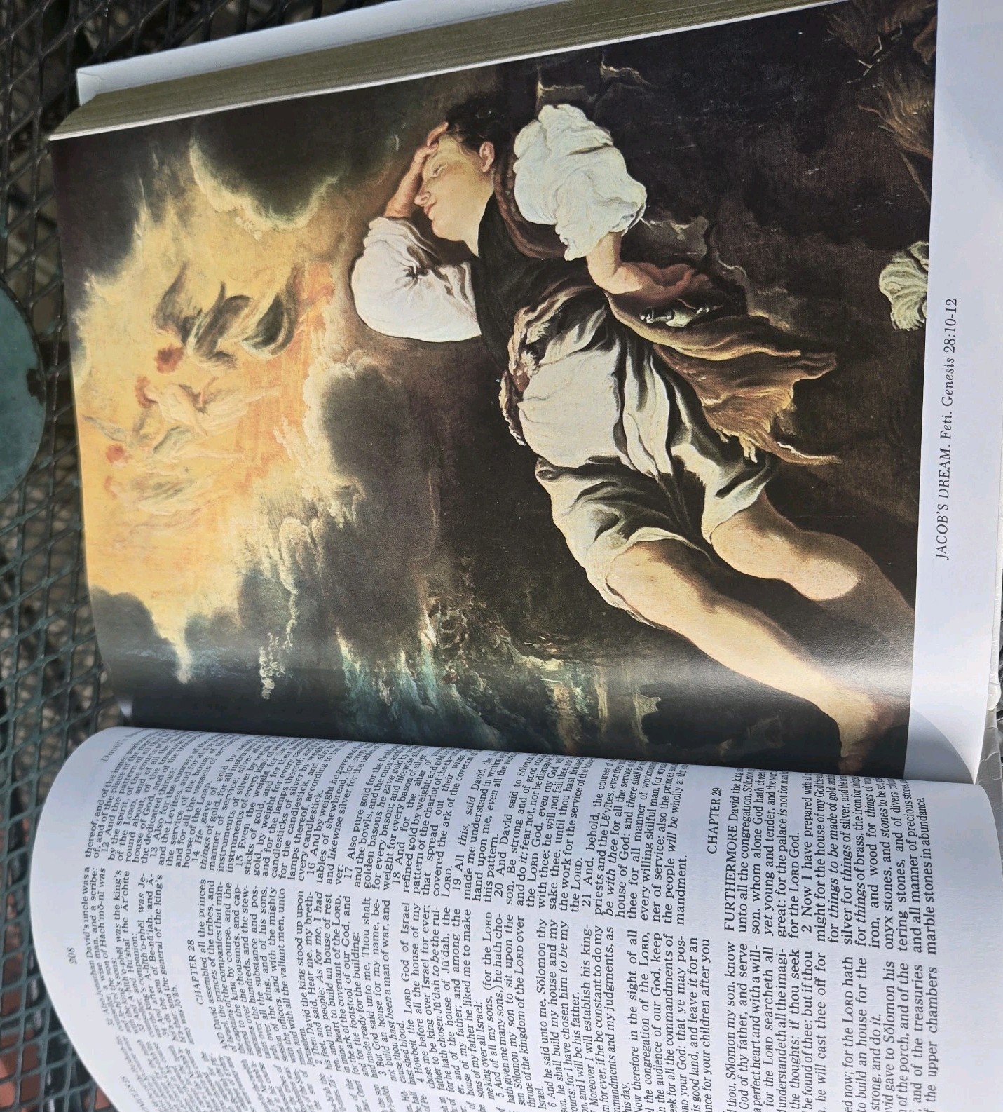Vintage 1971 Holy Bible Regency King James Version Red Letter White Gold EUC 🙏